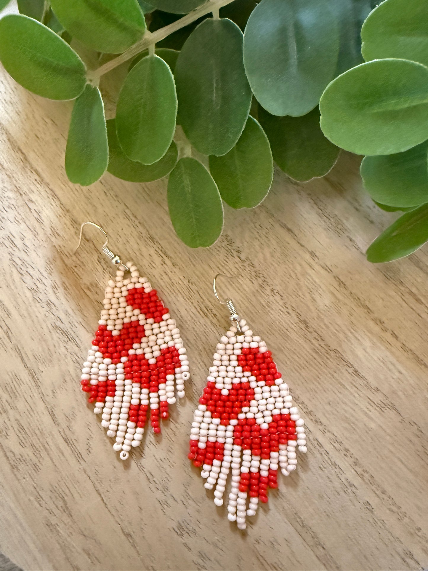 Te Amo Mini Fringe Beaded Earrings