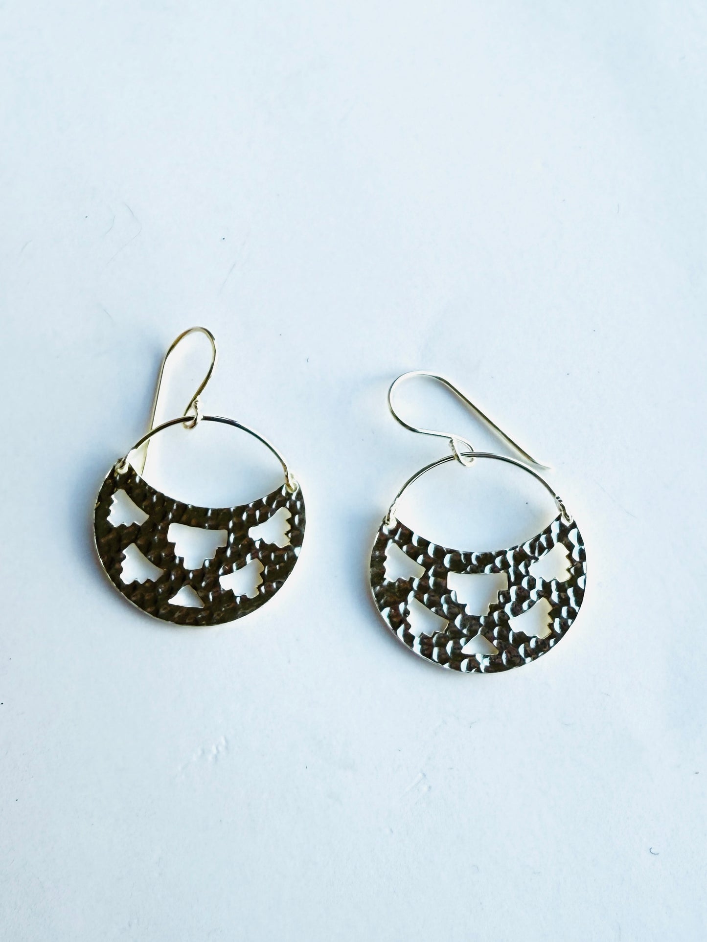 Eclipse Silver Earrings