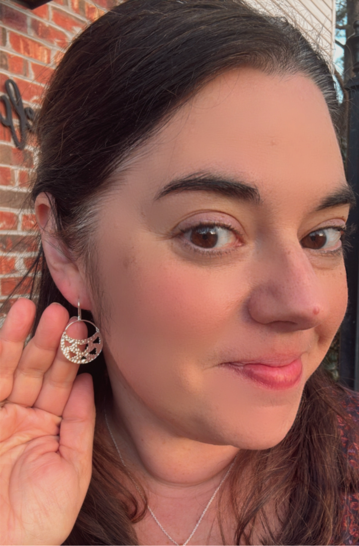 Eclipse Silver Earrings