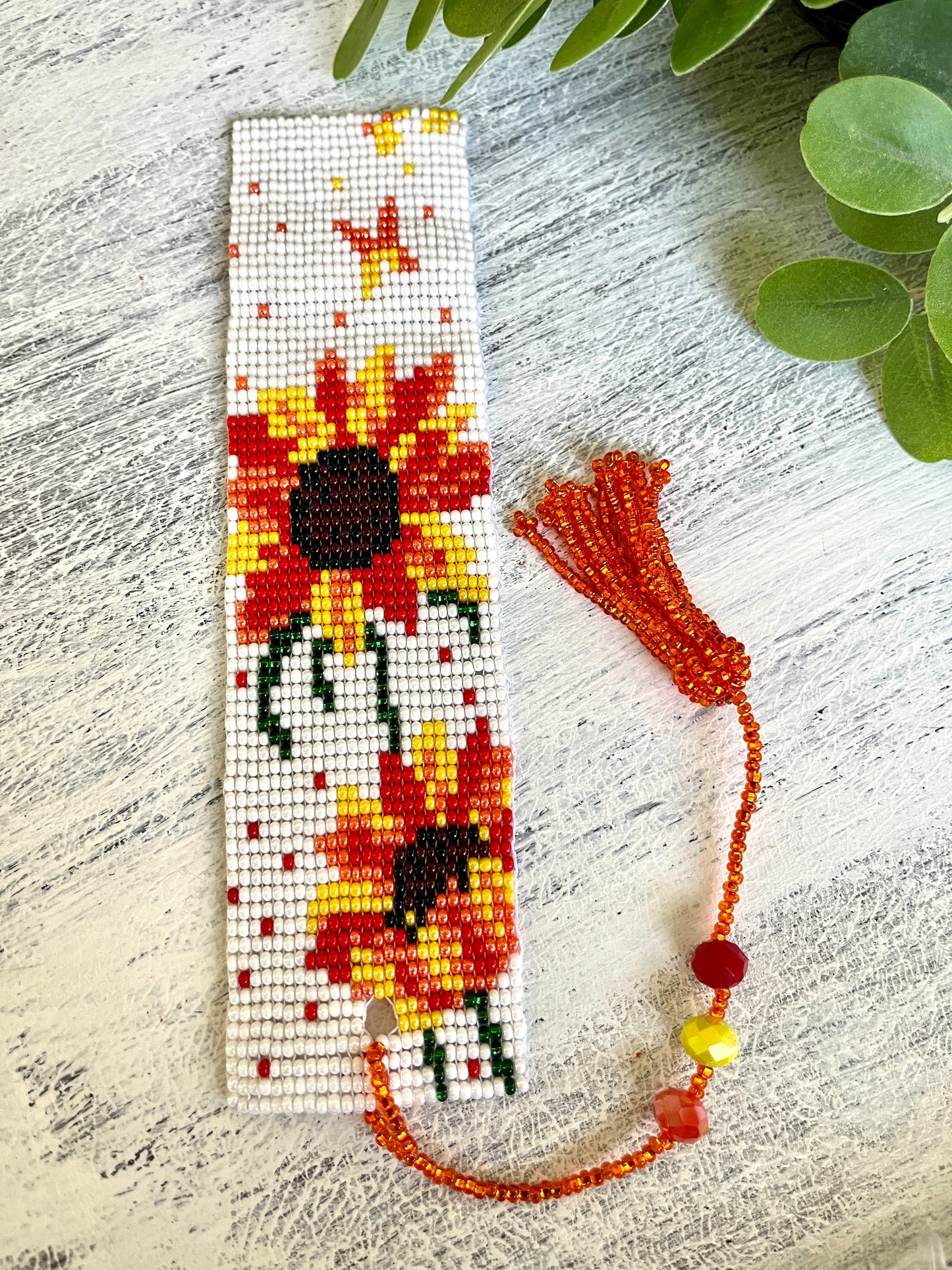 Beaded Bookmark with Tassel (Various colors)