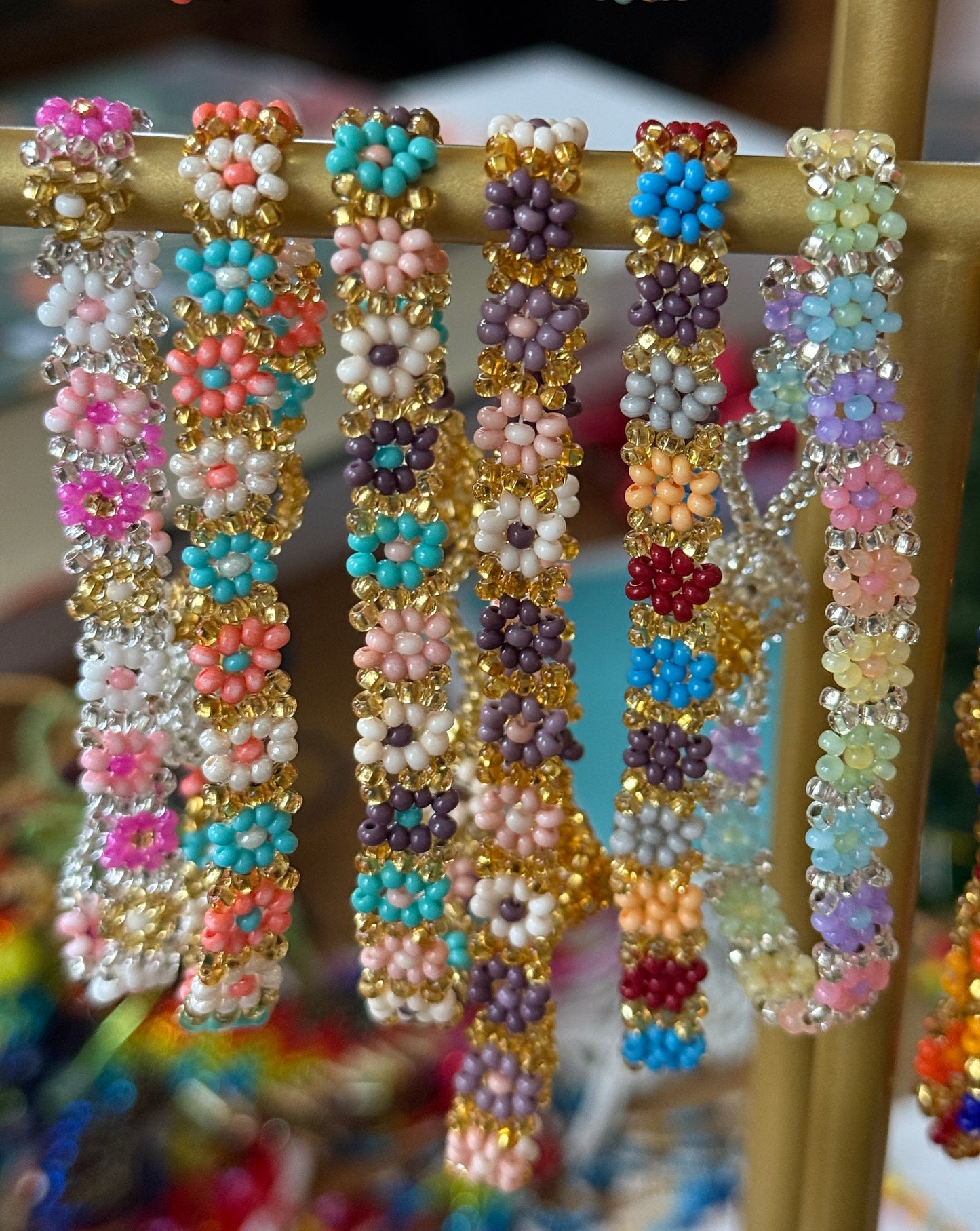 Pastel Daisy Chain Bracelet (6 colors)
