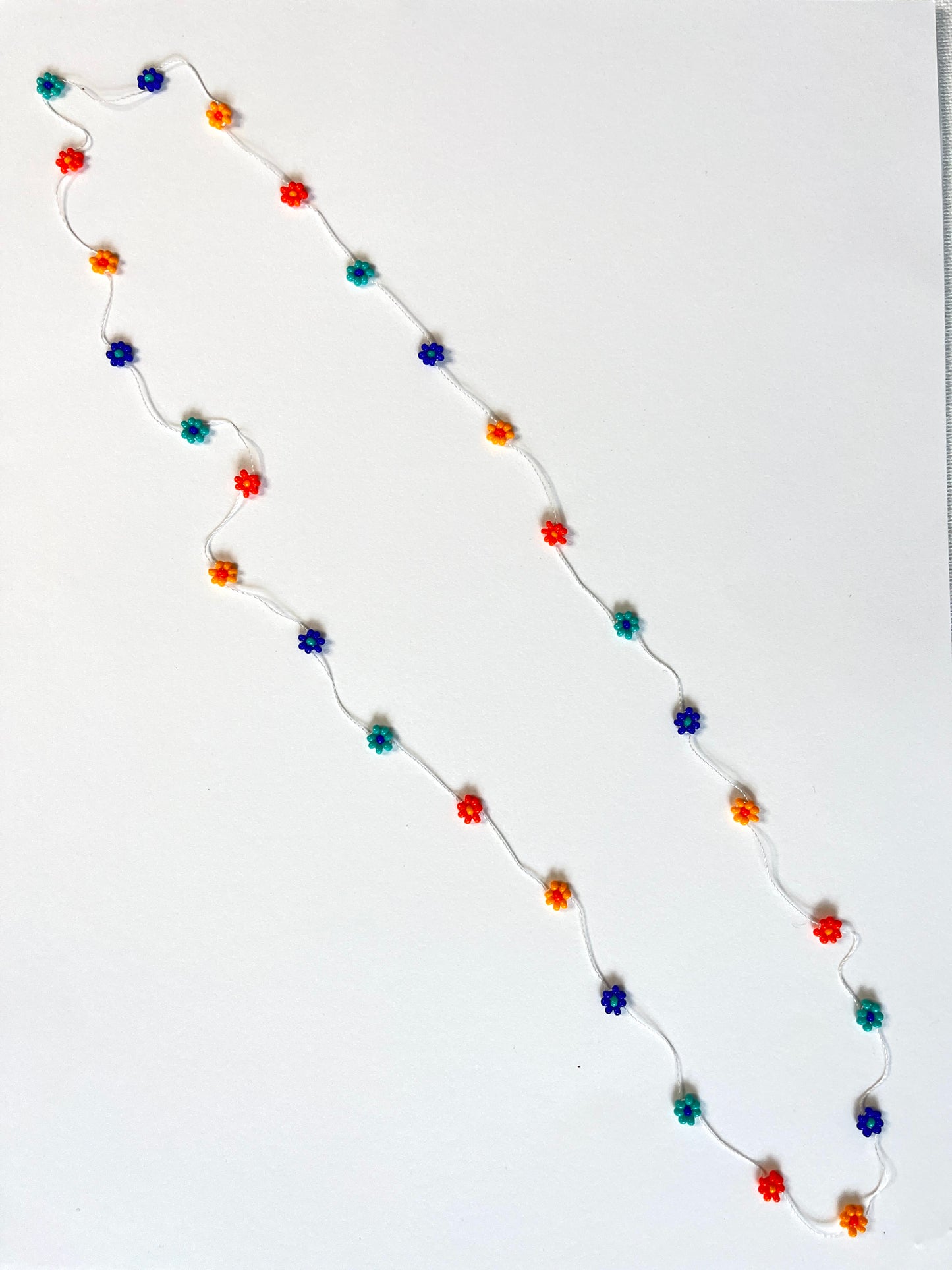 Rosa Flower Chain Necklace