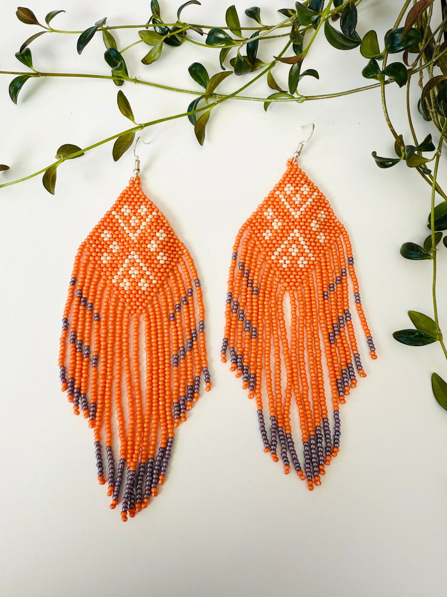 Naranja 🍊 Fringe Earrings