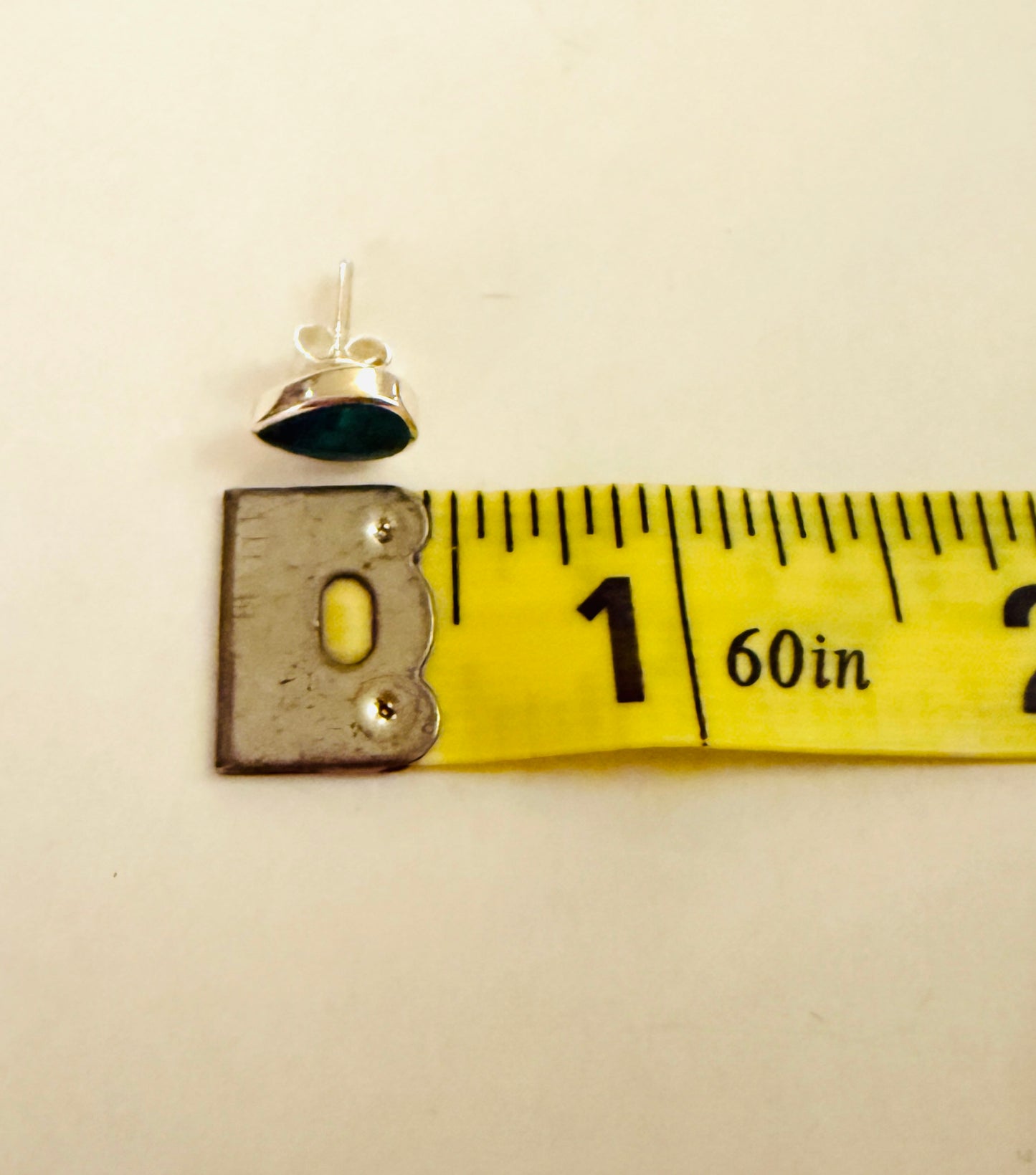 Sterling Silver Teardrop Studs (3 colors)