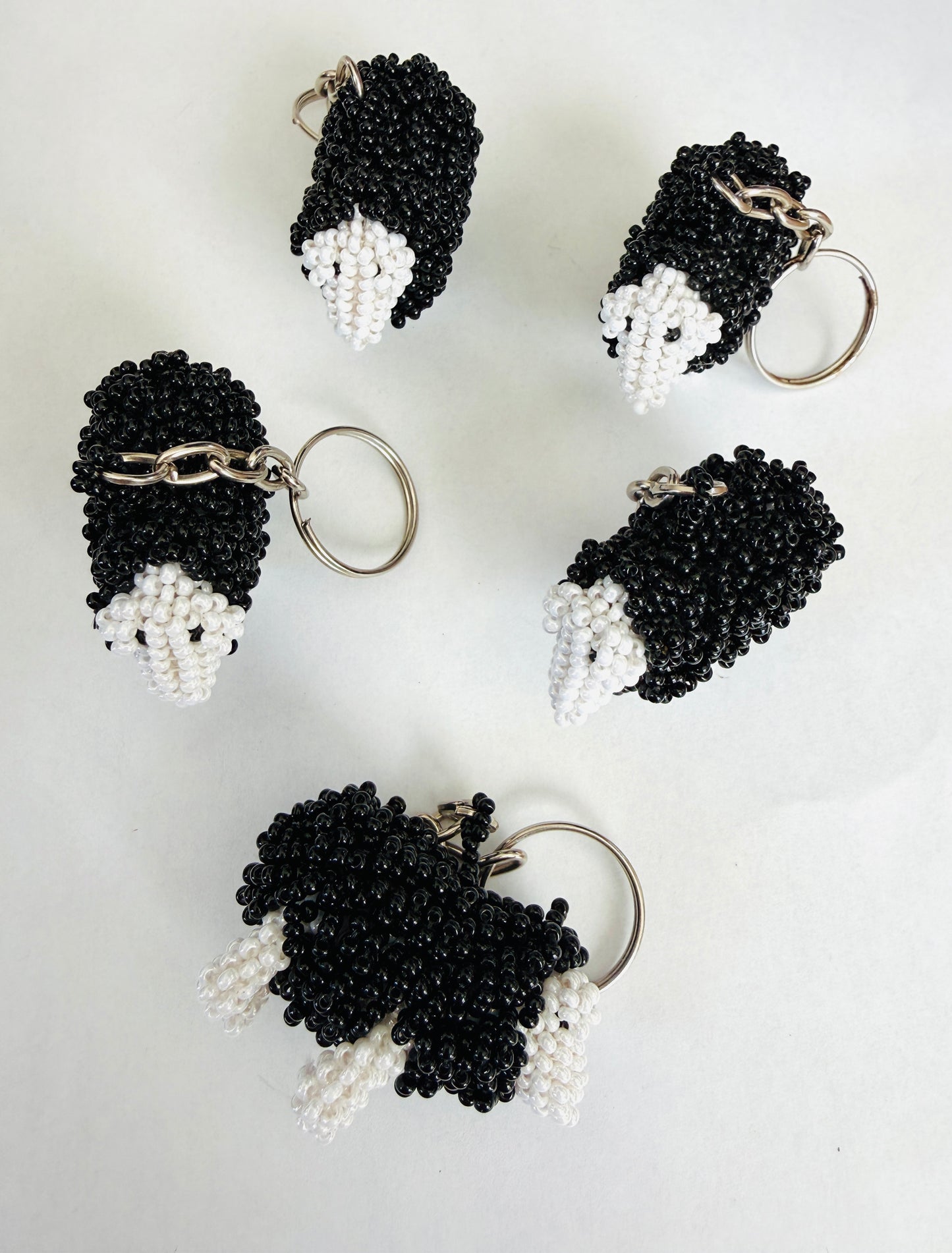 Black Sheep Beaded Keychains