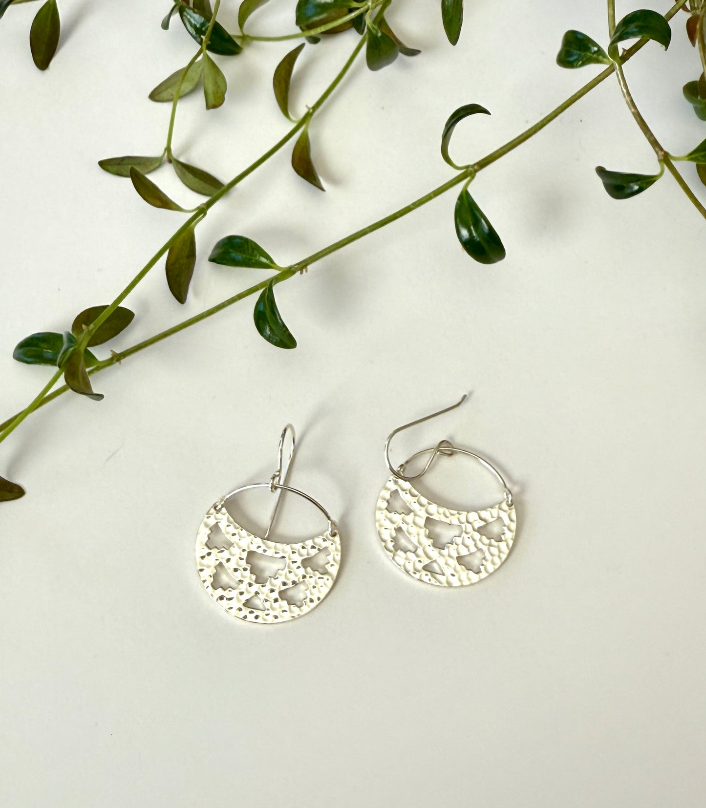 Eclipse Silver Earrings