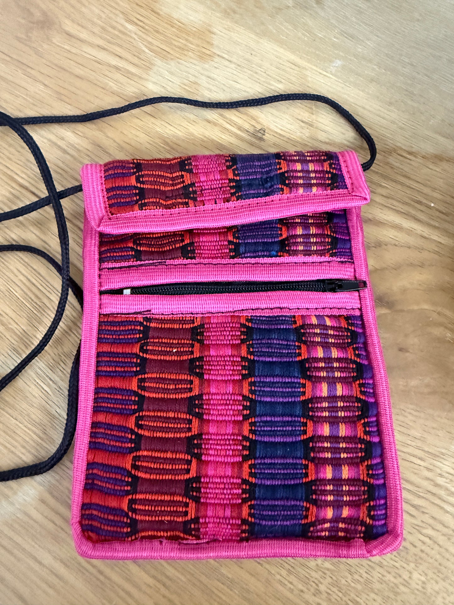Pink Mini Huipil Purse