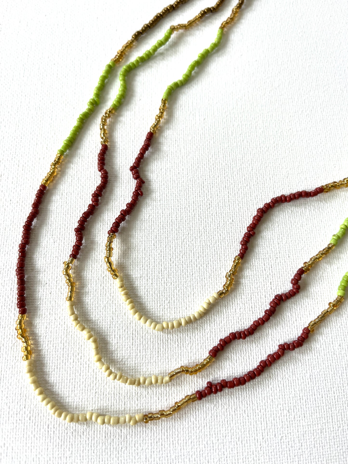 Seagrass 3 Strand Layered Necklace