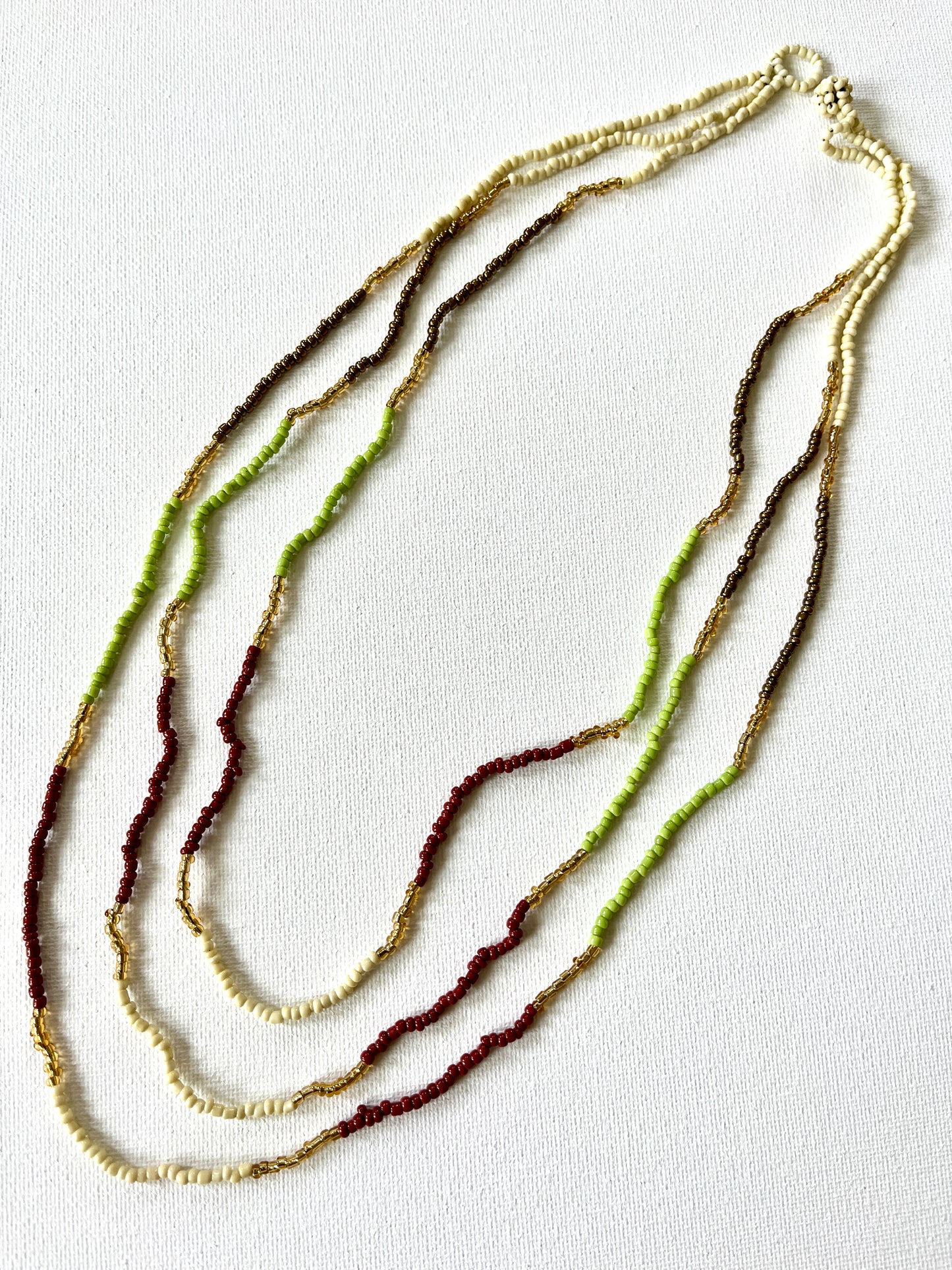 Seagrass 3 Strand Layered Necklace