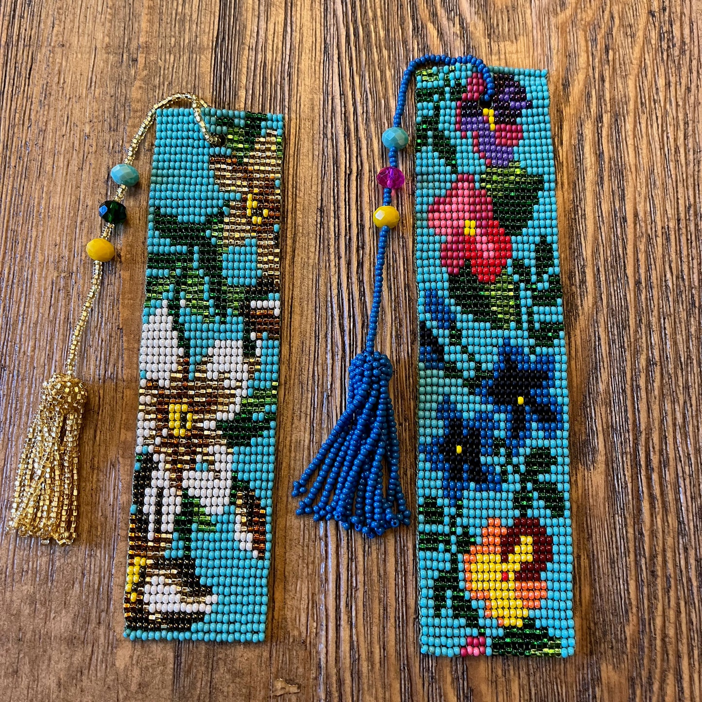 Beaded Bookmark with Tassel (Various colors)