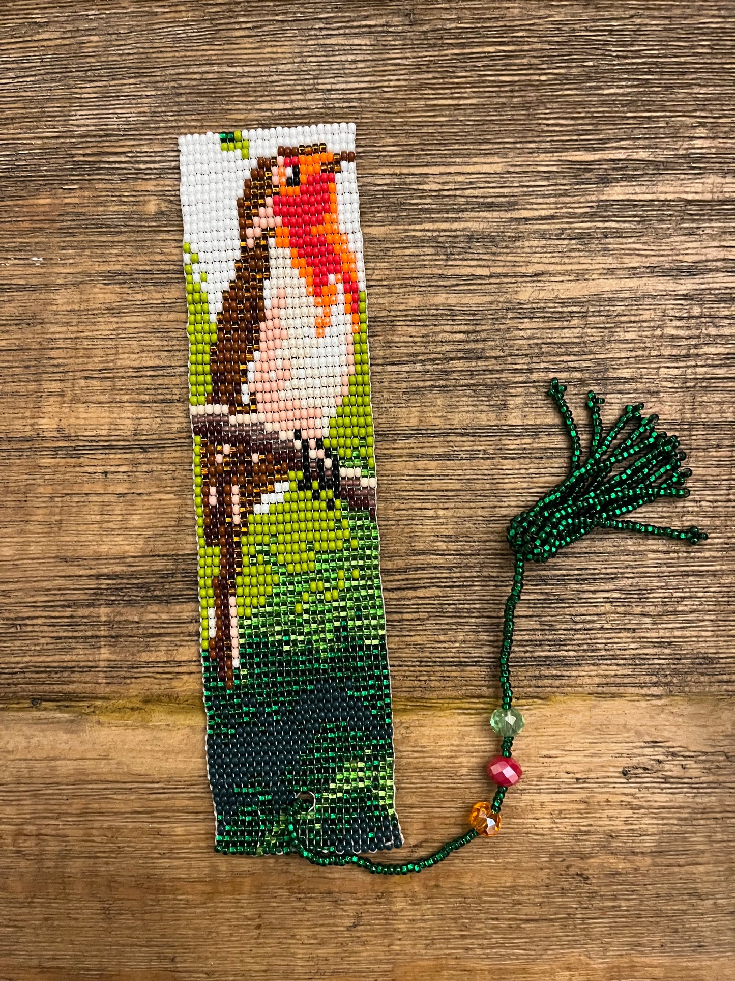 Beaded Bookmark with Tassel (Various colors)