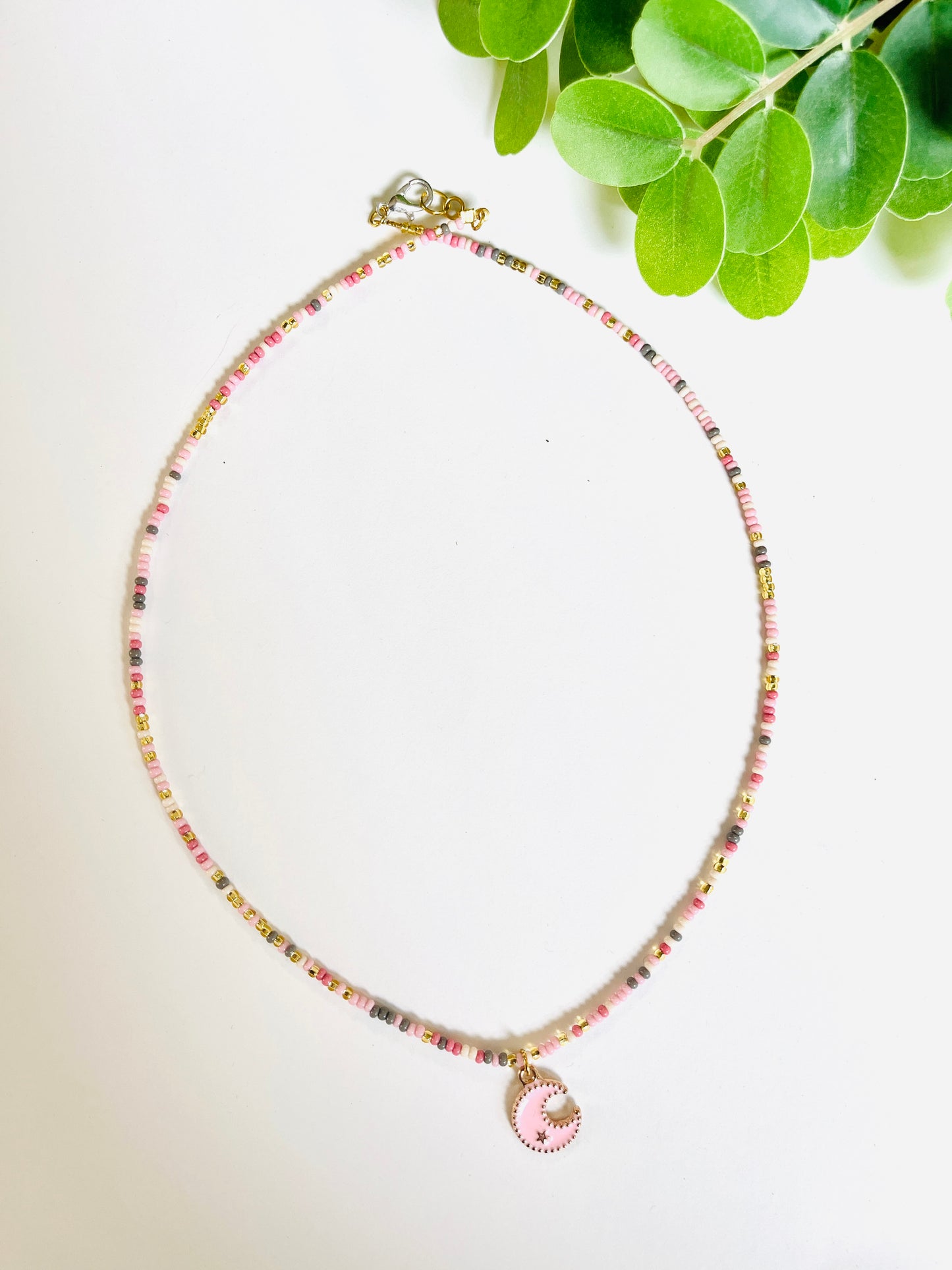 Beaded Charm Necklace