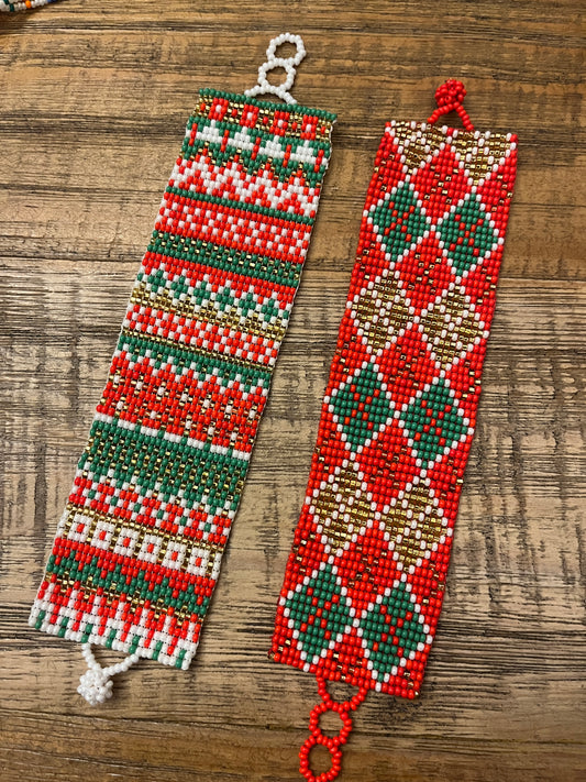 Holiday Sweater Beaded Cuff