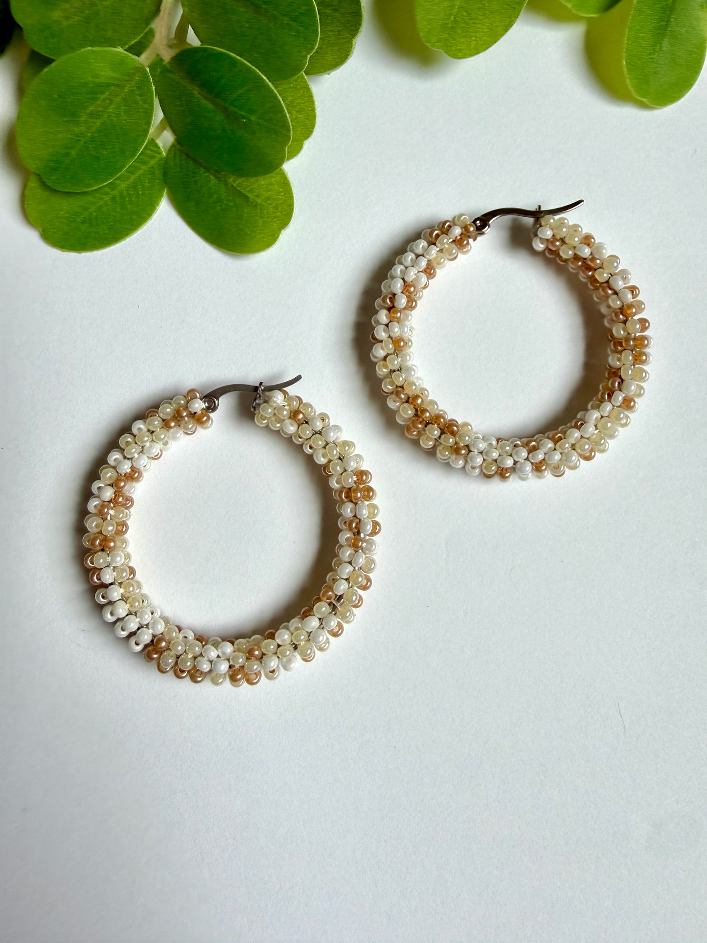 Arena Sol Beaded Hoops