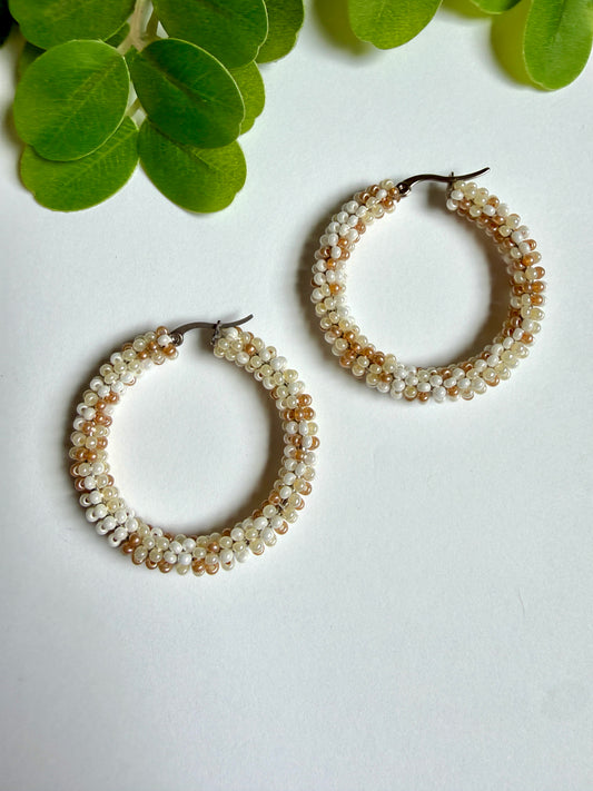 Arena Sol Beaded Hoops