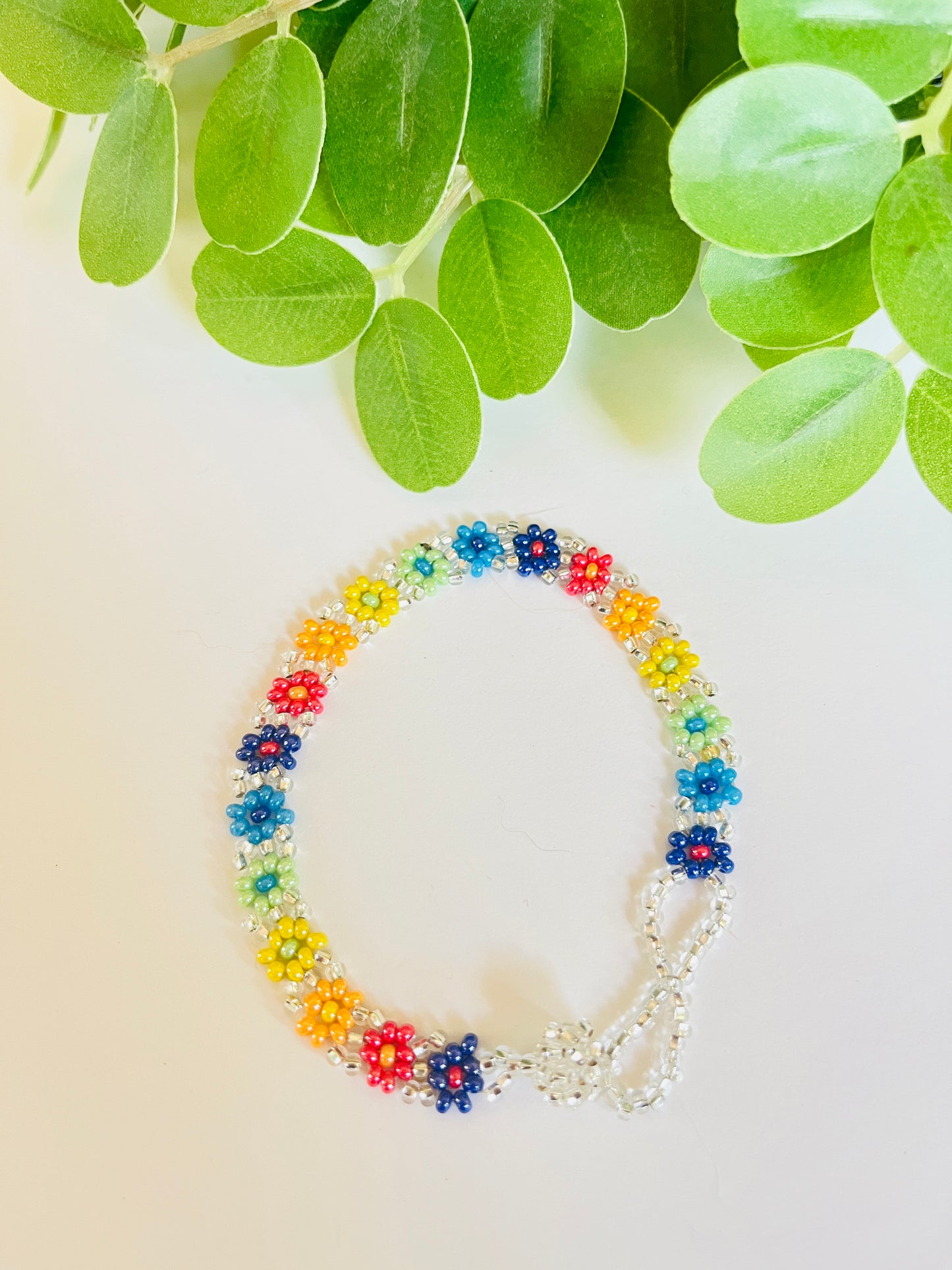 7.5” Daisy Chain Bracelet (10 colors)