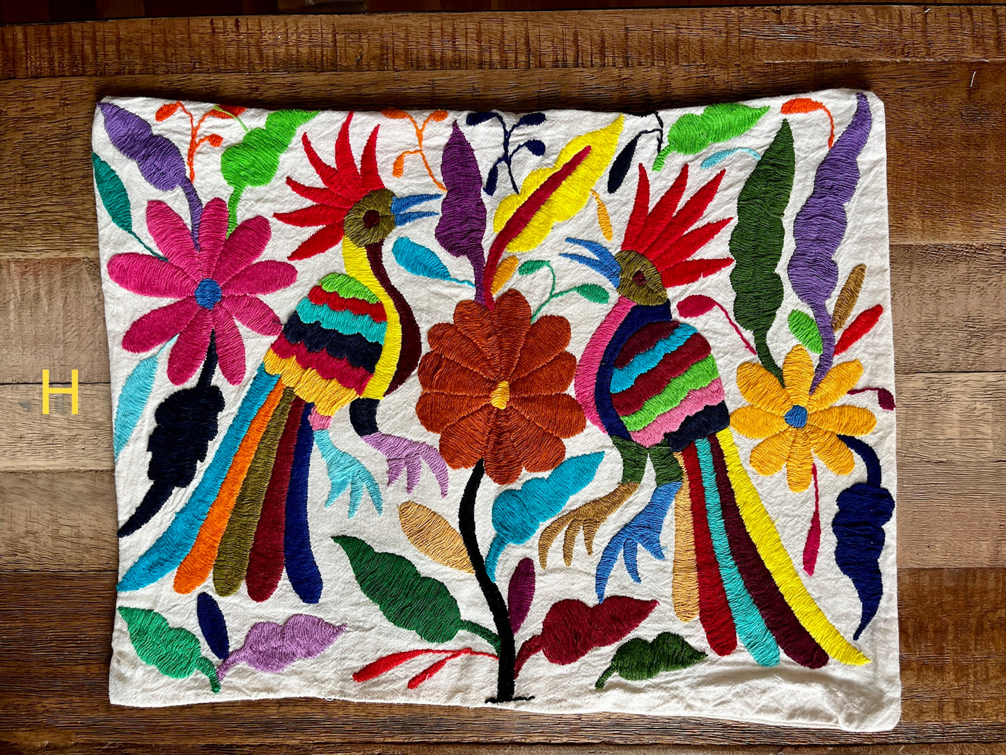 Otomí Multicolor Embroidered Pillow Covers