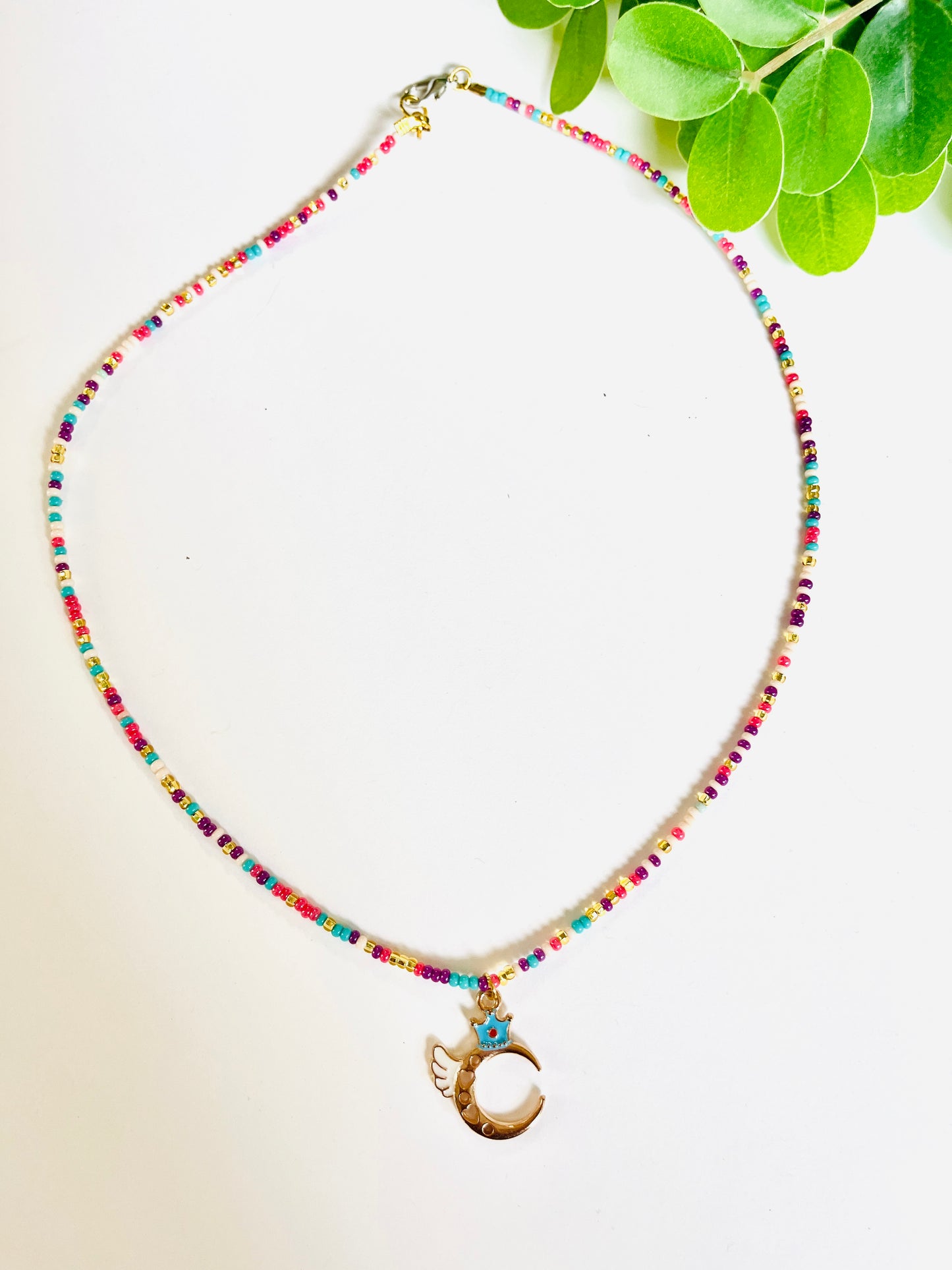 Beaded Charm Necklace