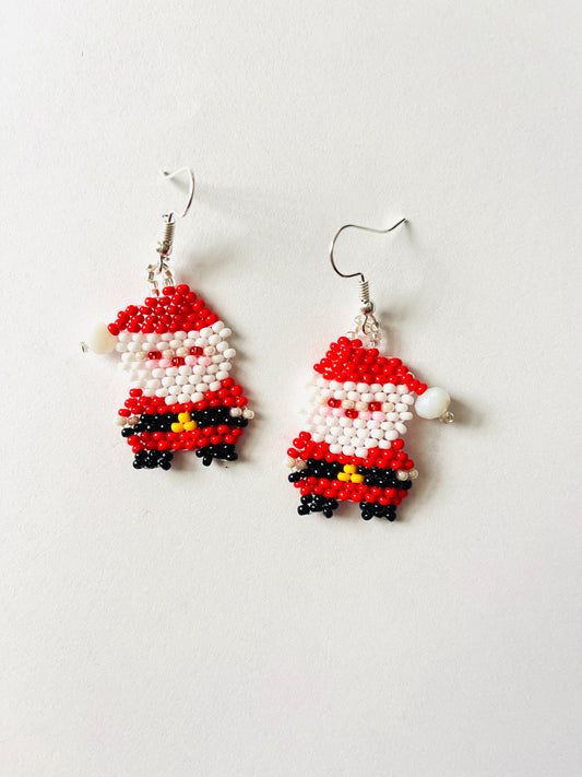 Preorder: Mini Santa 🎅🏻 Earrings