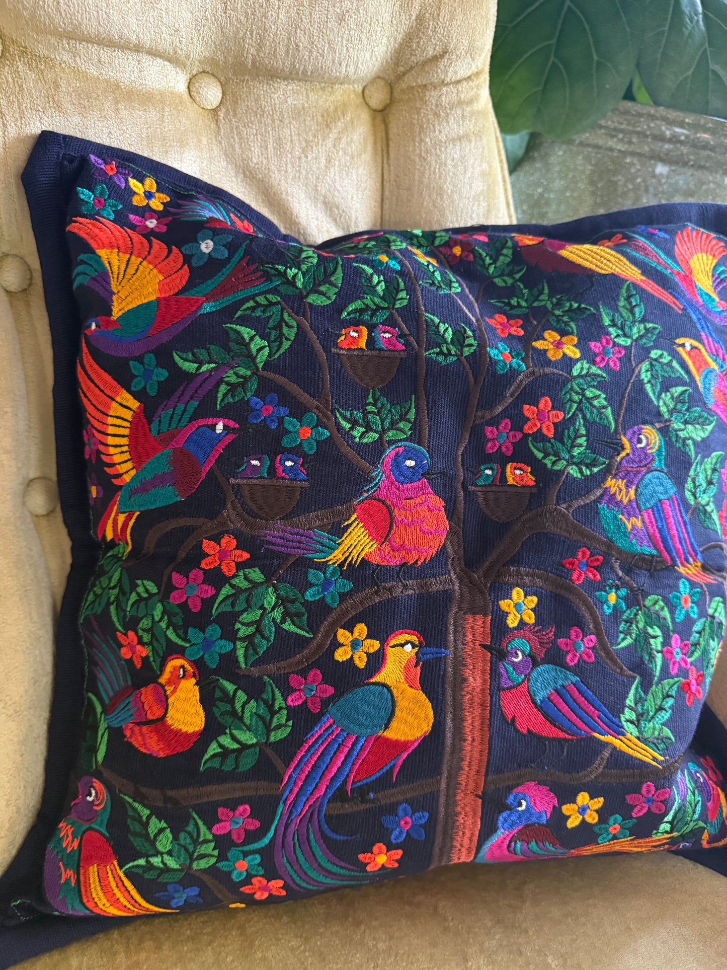 Embroidered Pillow Cover (9 colors)