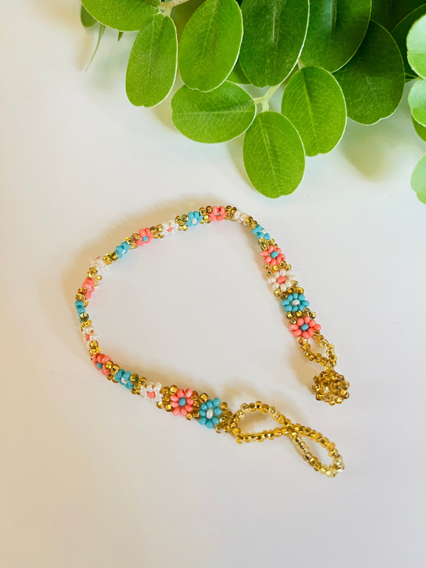 7.5” Daisy Chain Bracelet (10 colors)