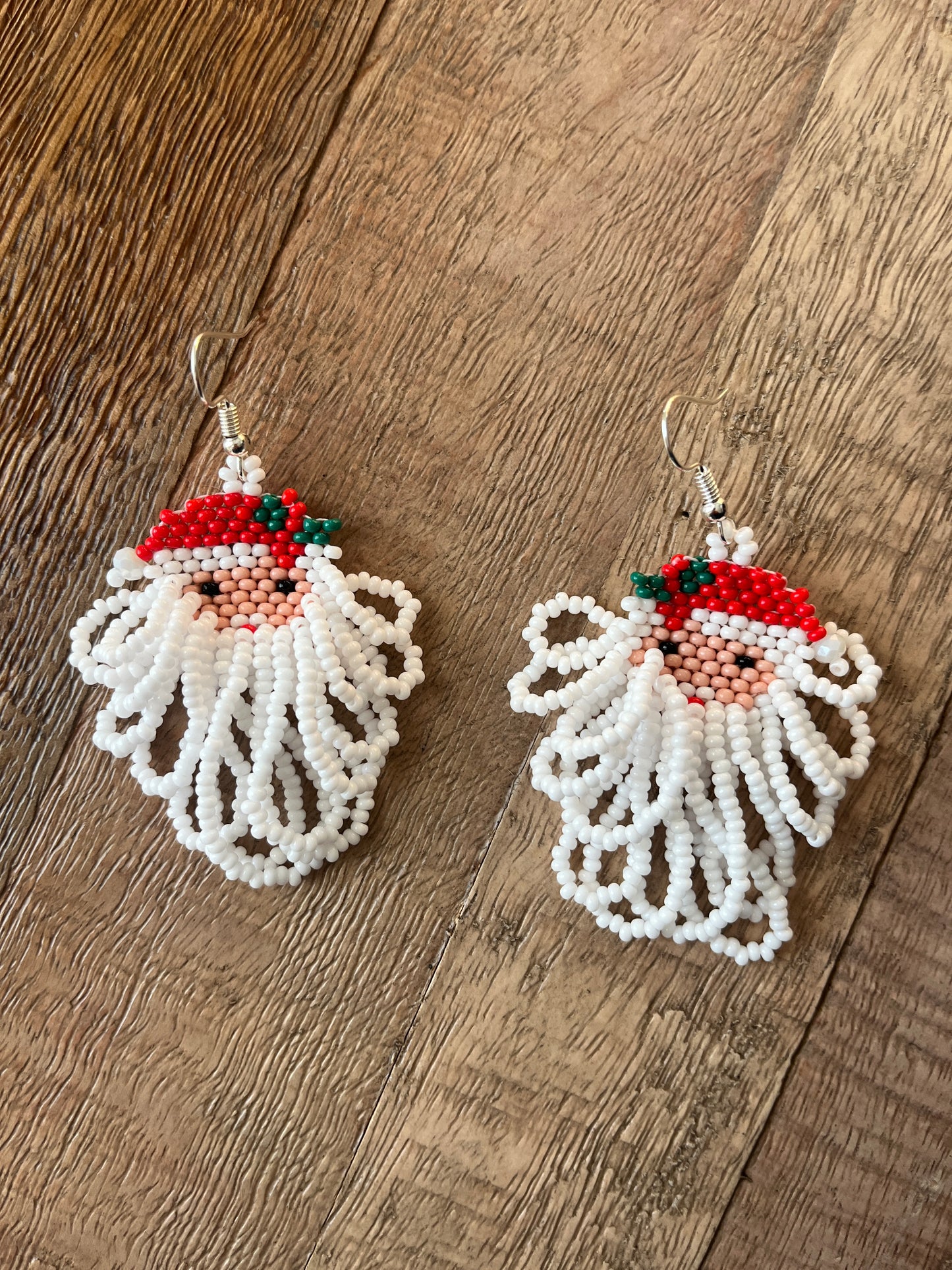 Preorder: Bearded Santa 🎅🏻 Earrings