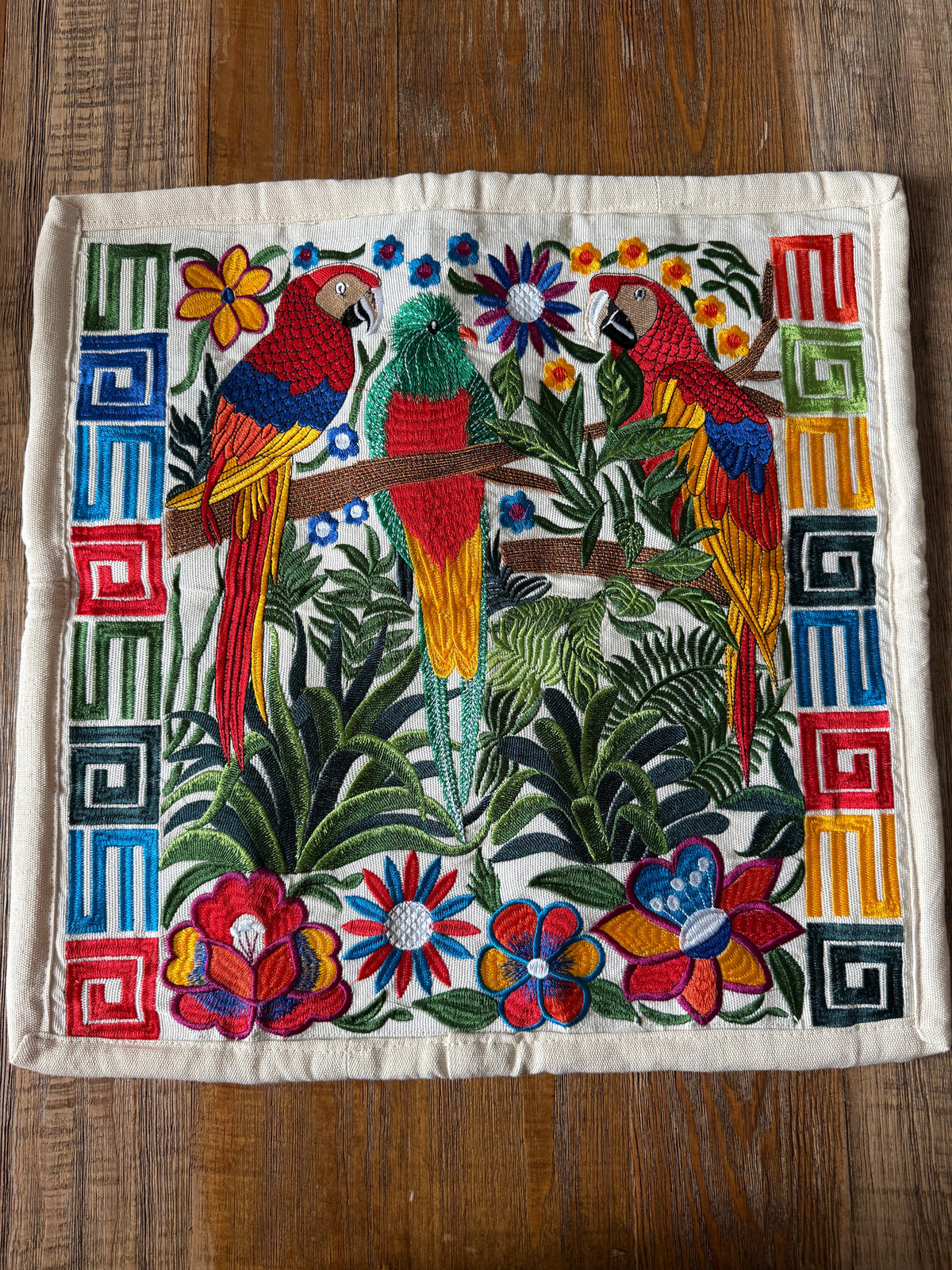 Embroidered Pillow Cover (10 colors)