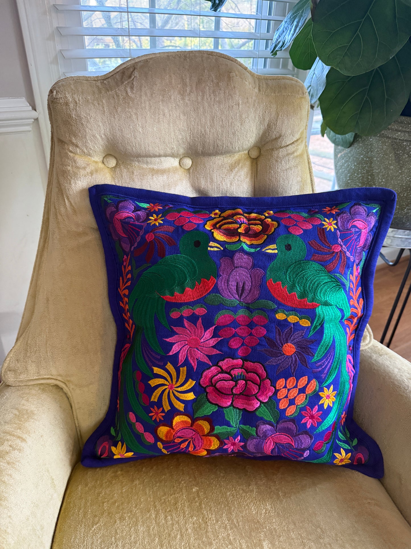 Embroidered Pillow Cover (9 colors)