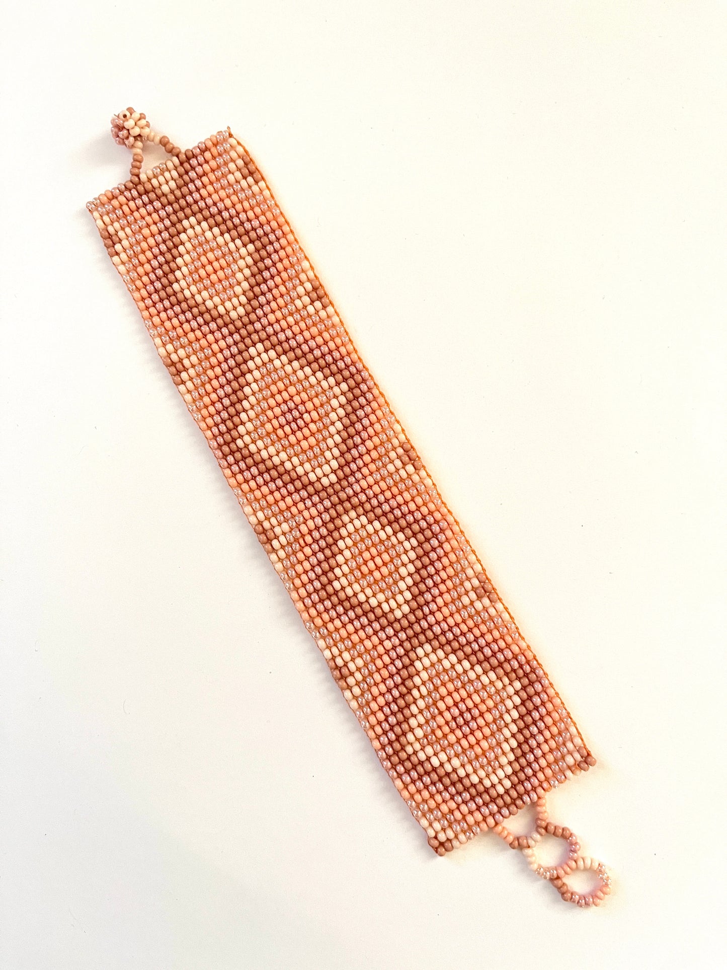 Blush Geo Beaded Cuff