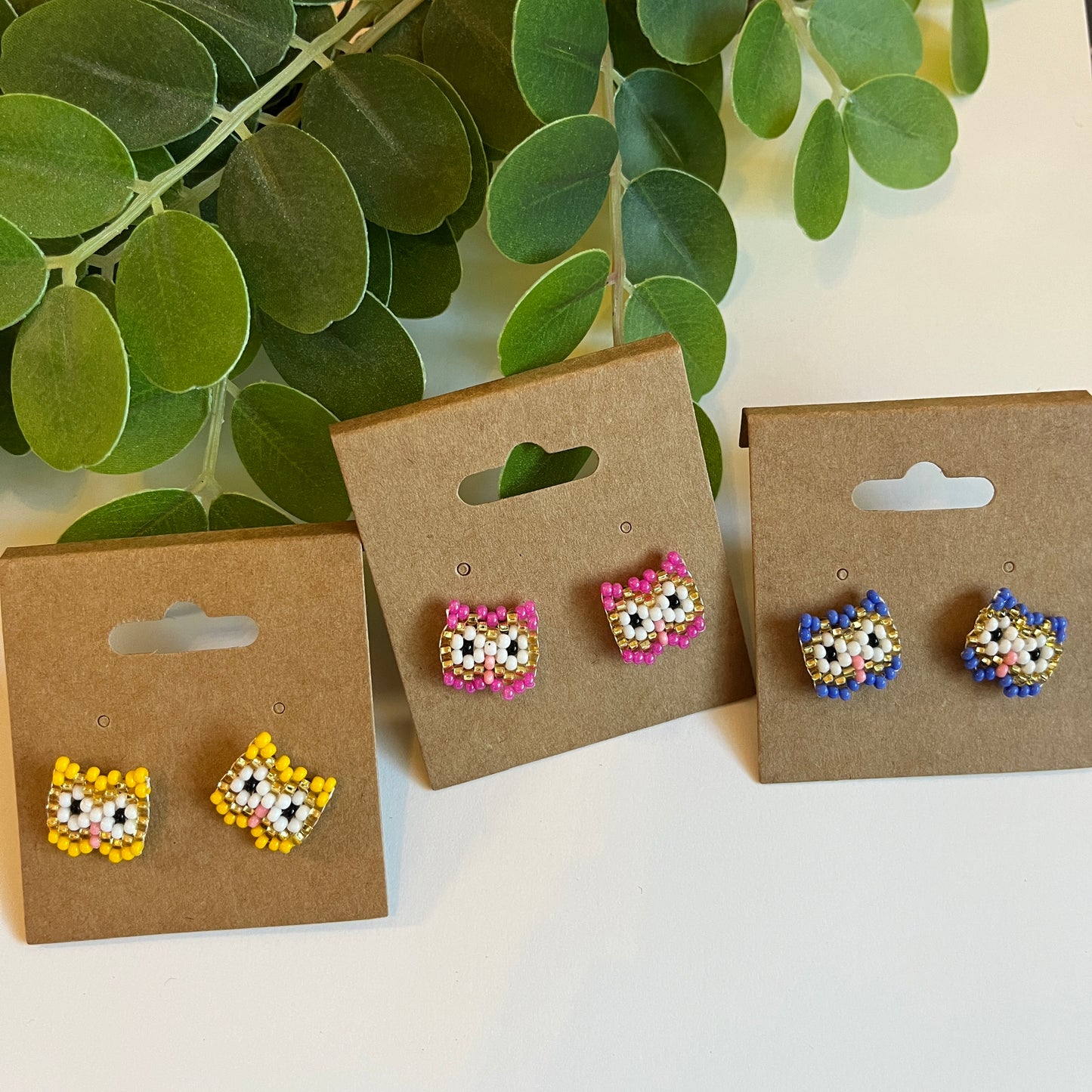 Tiny Owl Earrings (7 colors)