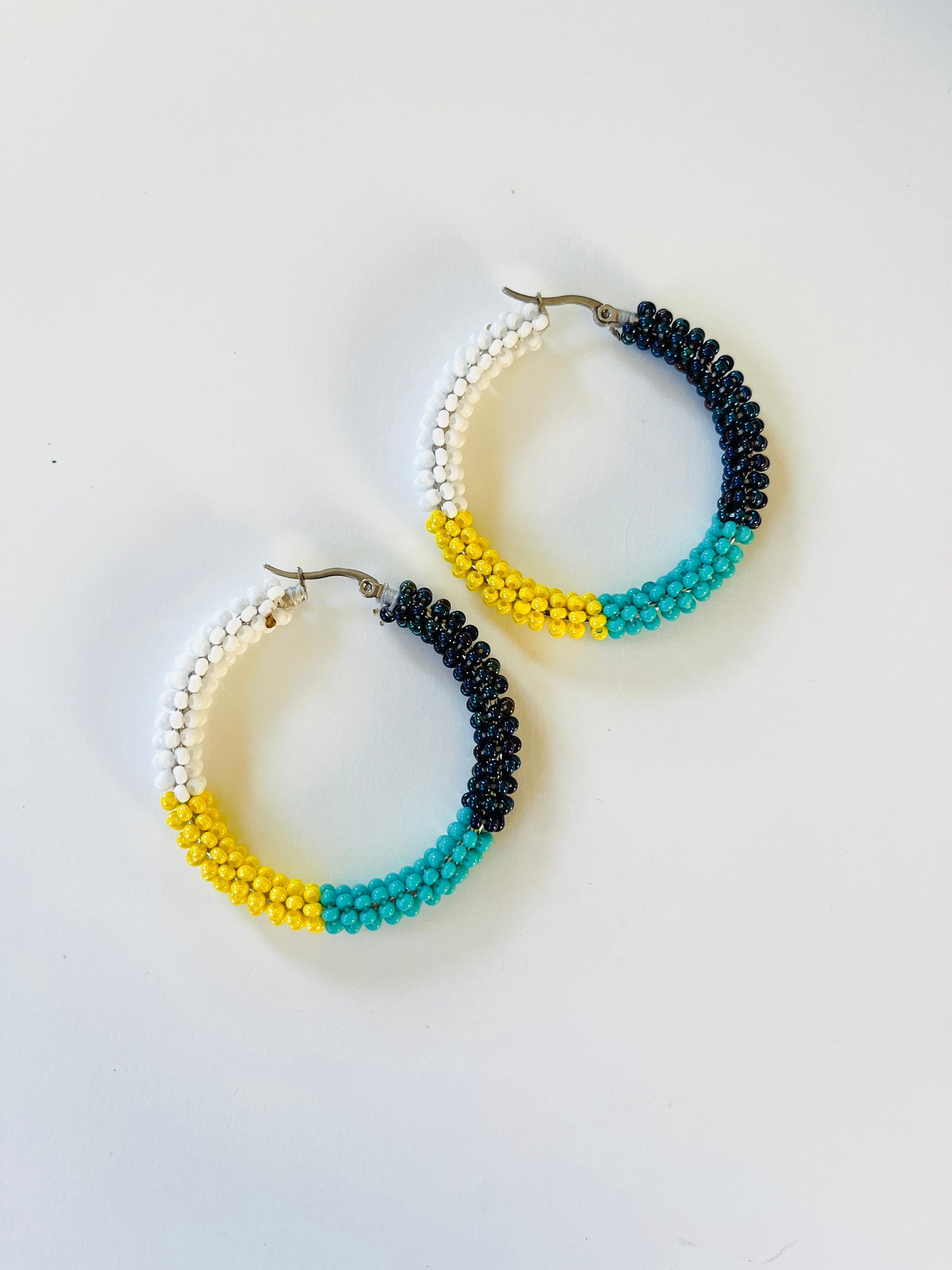 Sol Beaded Hoops