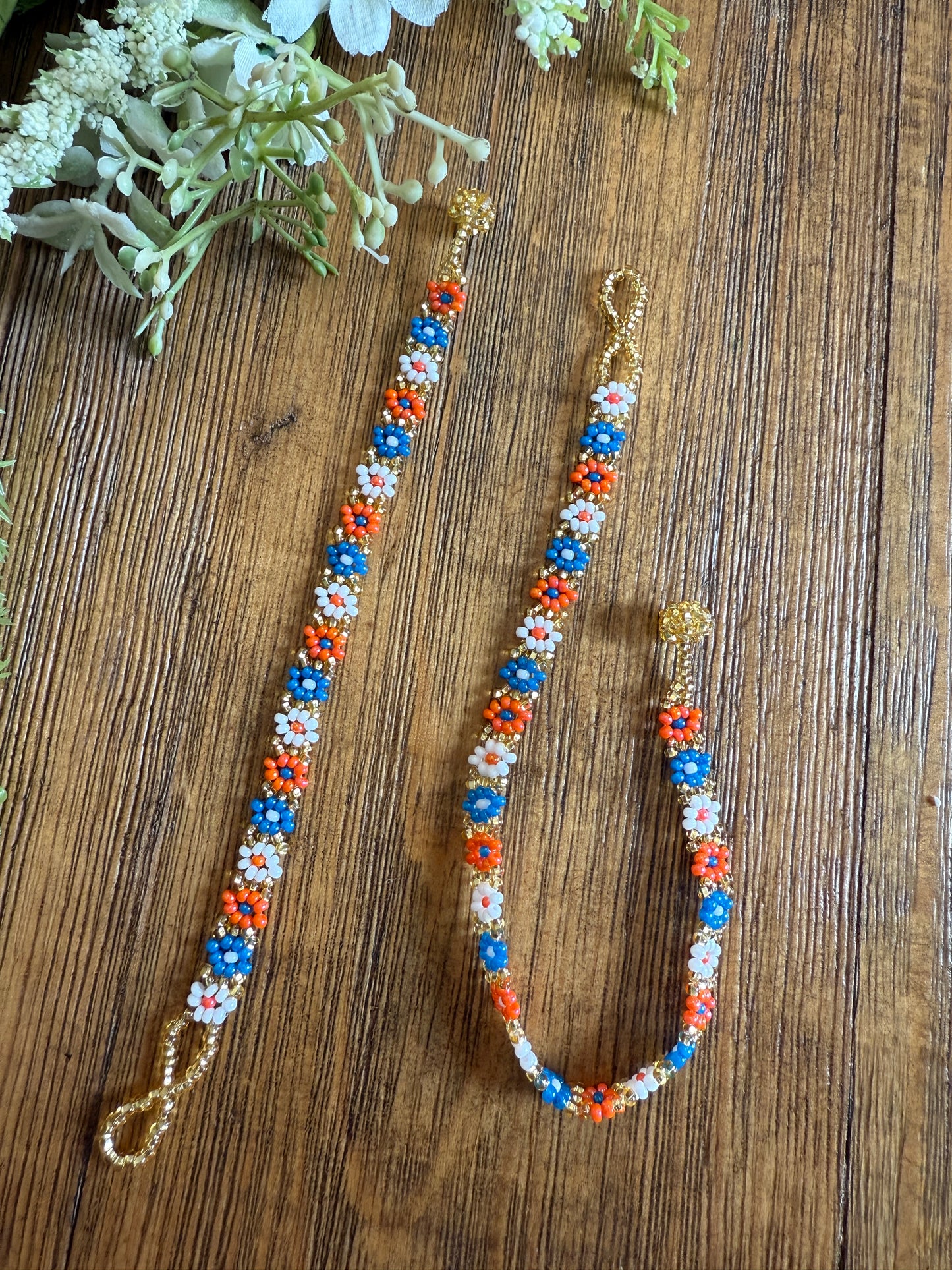 Matching Anklet + Bracelet Set (4 colors)