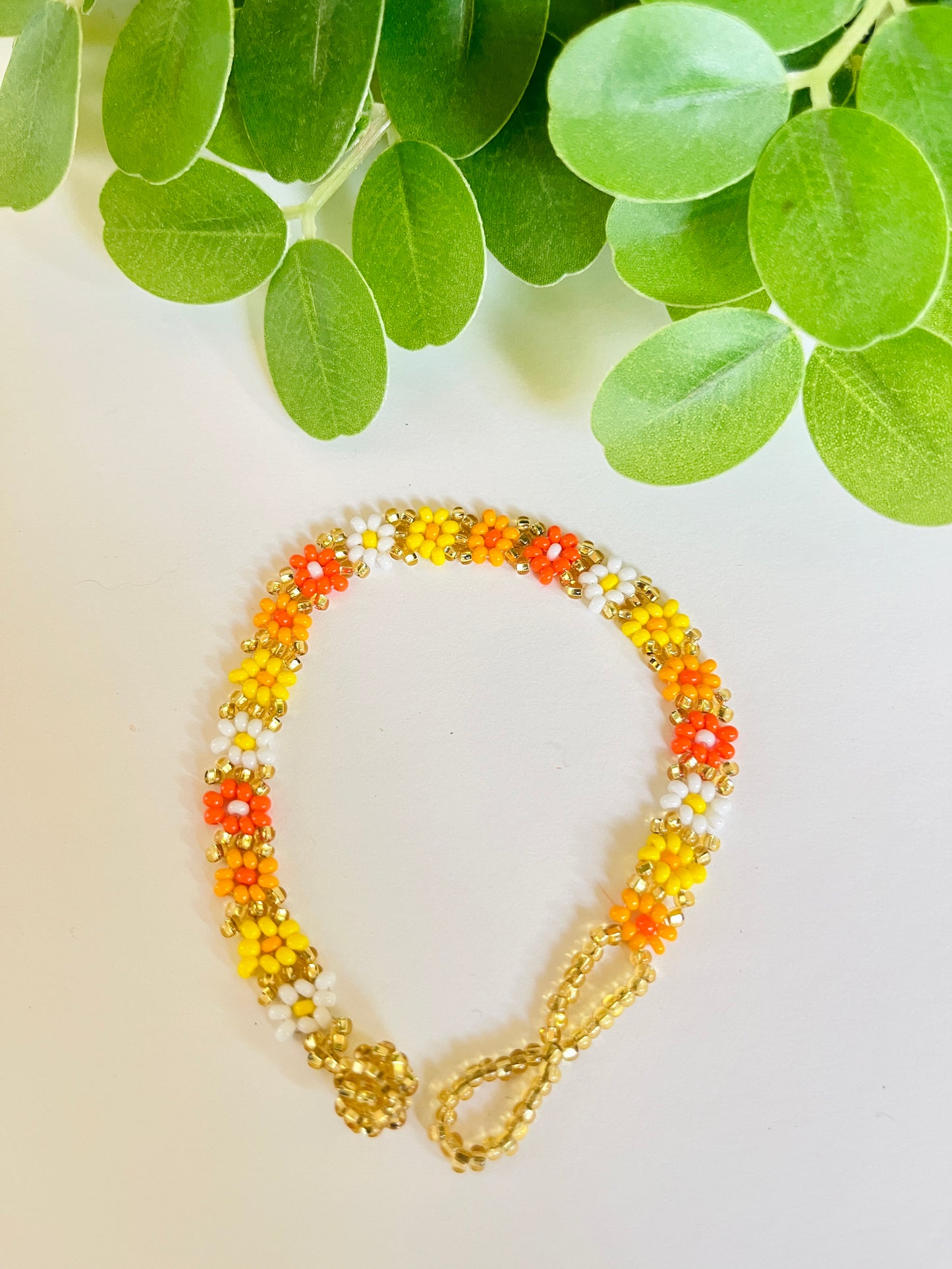 7.5” Daisy Chain Bracelet (10 colors)