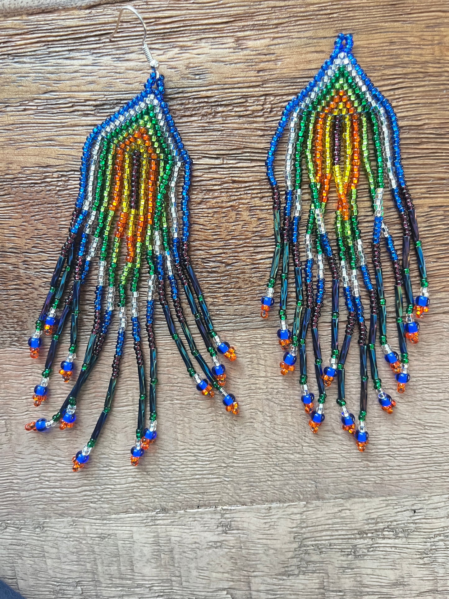 Retro Fringe Earrings (7 colors)