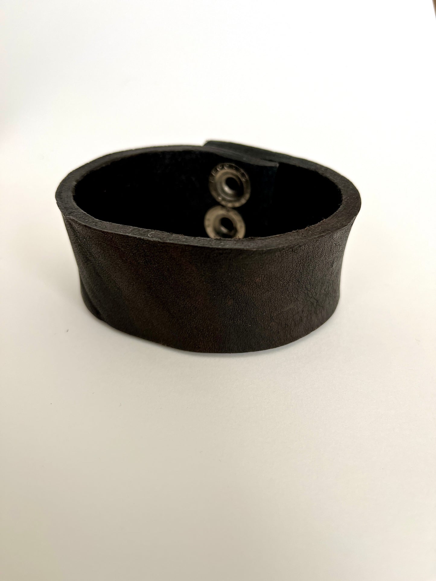 Black Leather Cuffs (varied)