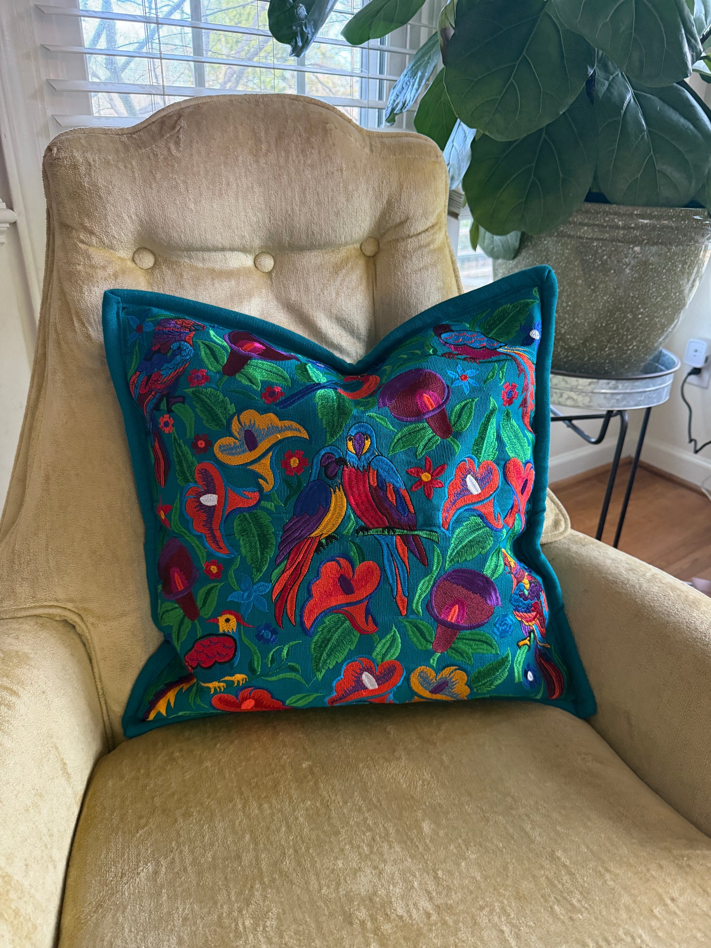 Embroidered Pillow Cover (9 colors)