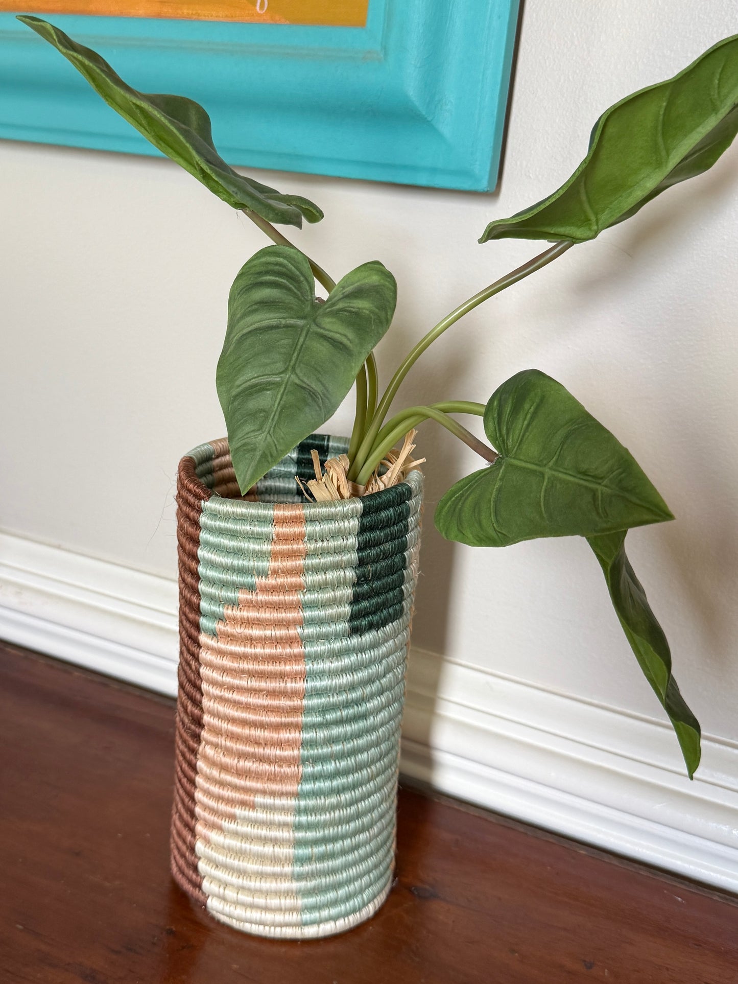 Abstract Woven Vase