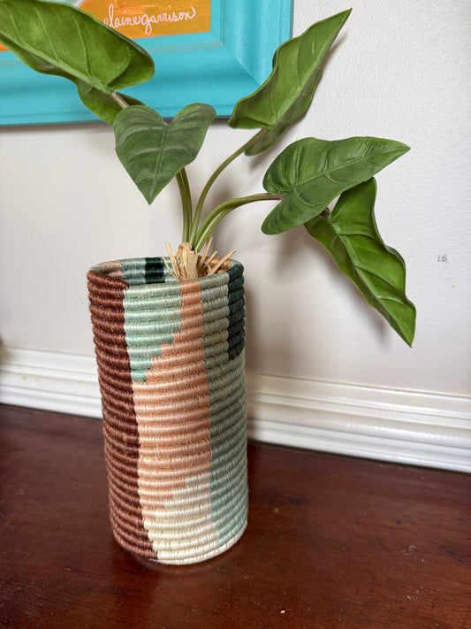Abstract Woven Vase