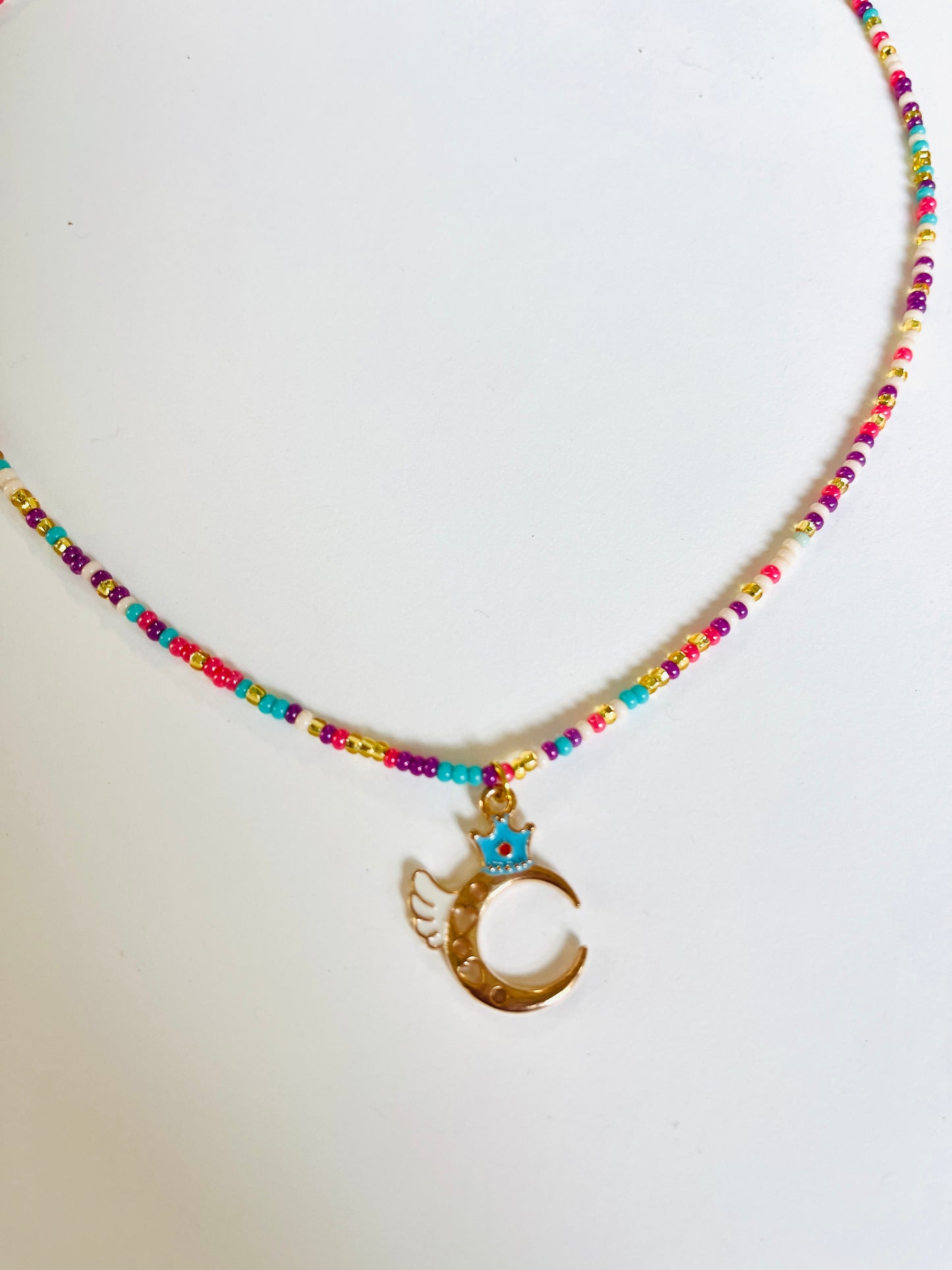 Beaded Charm Necklace