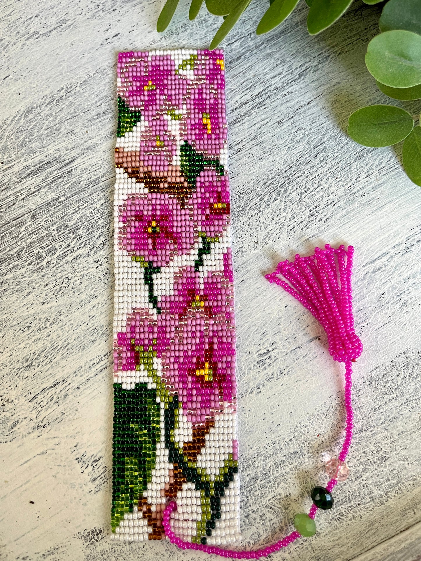 Beaded Bookmark with Tassel (Various colors)