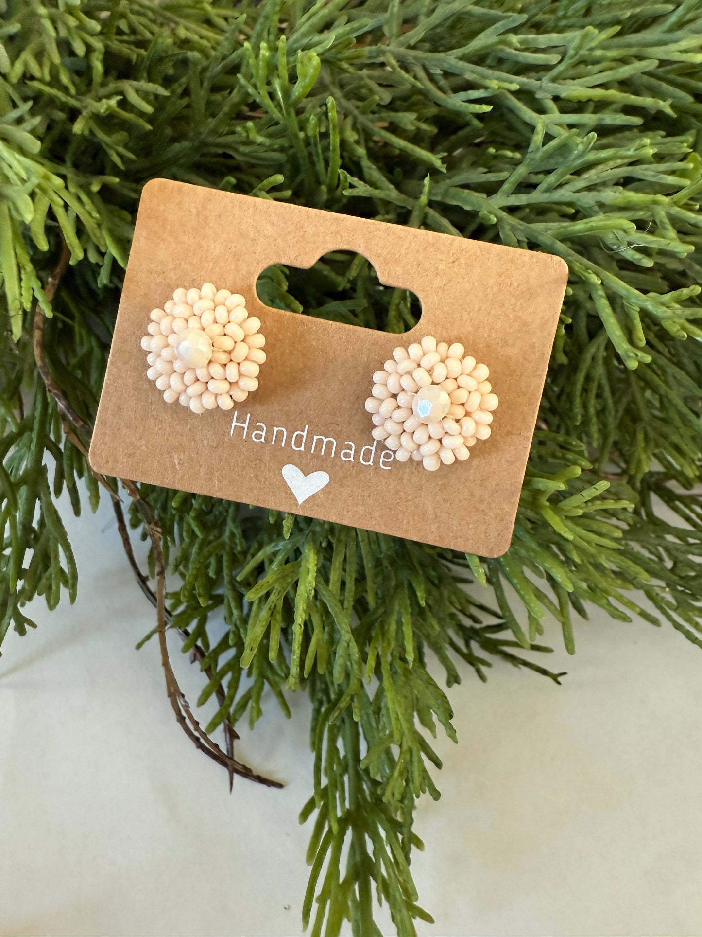 Button Stud Earrings (12 colors)