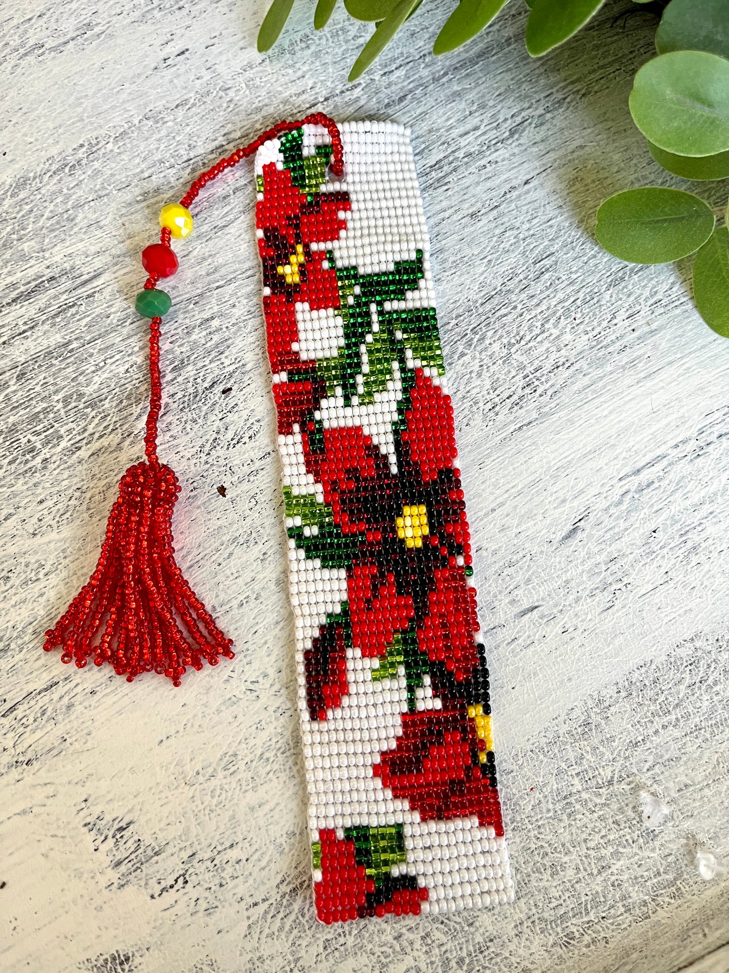 Beaded Bookmark with Tassel (Various colors)