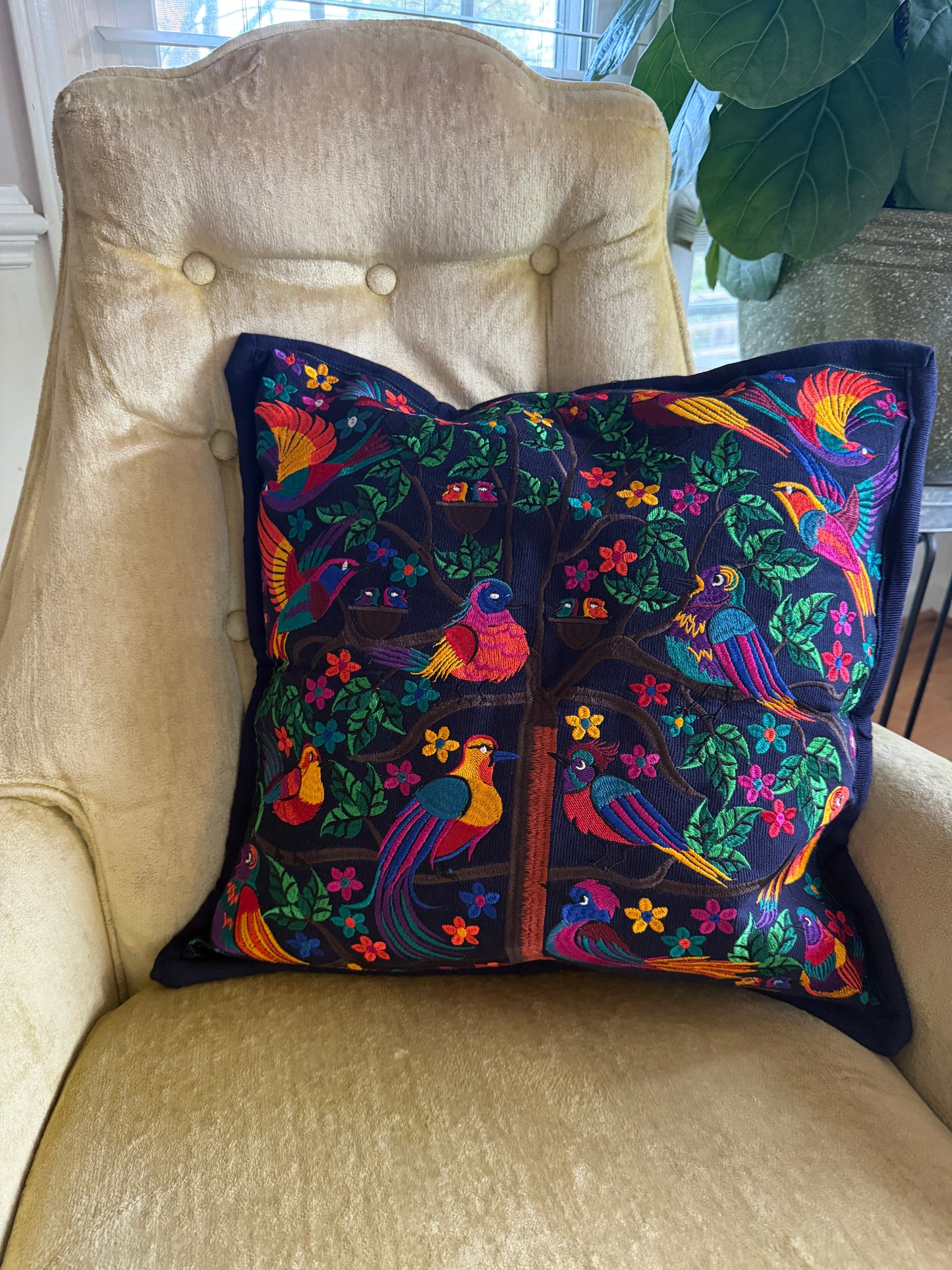 Embroidered Pillow Cover (9 colors)