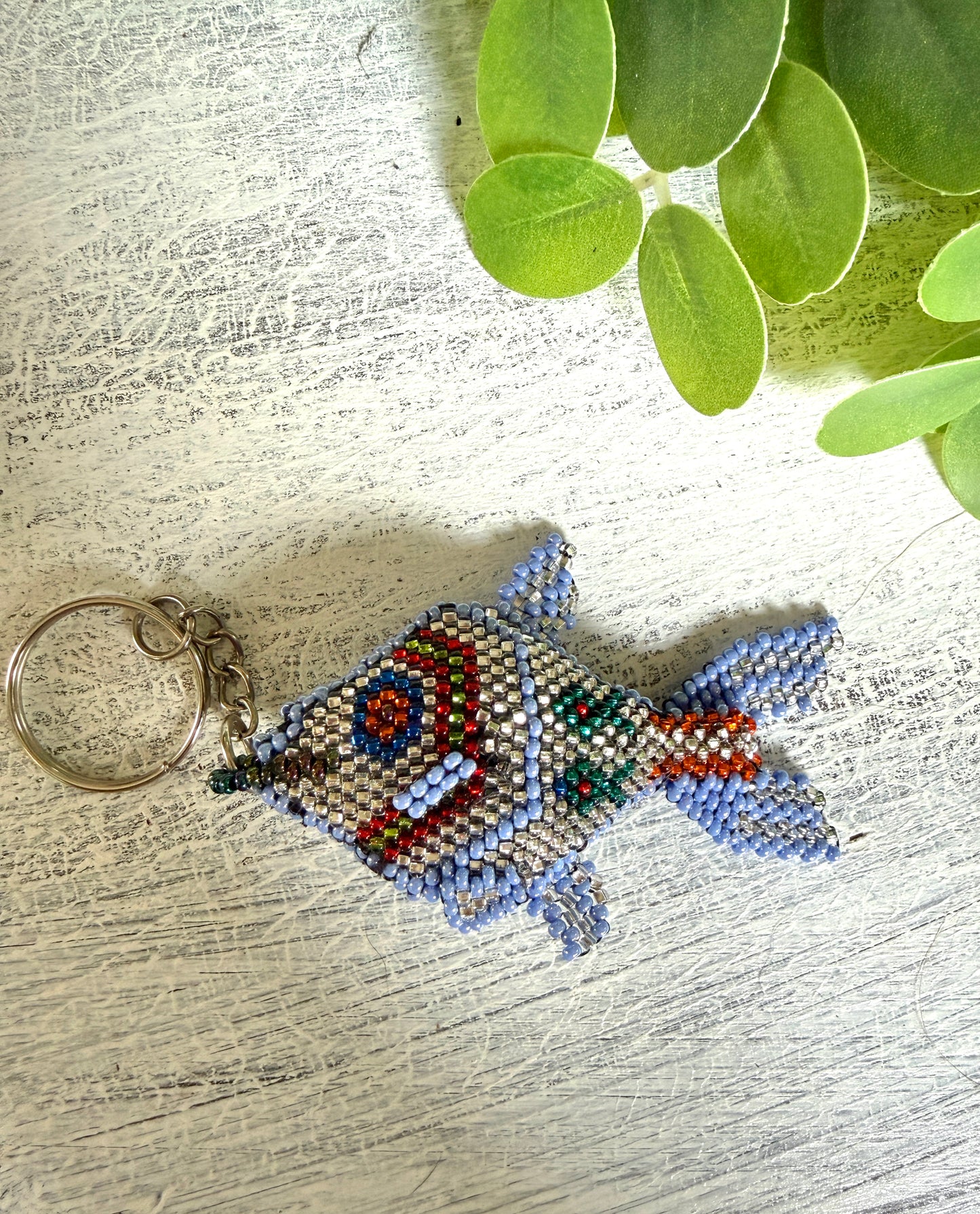 Fish Beaded Keychains