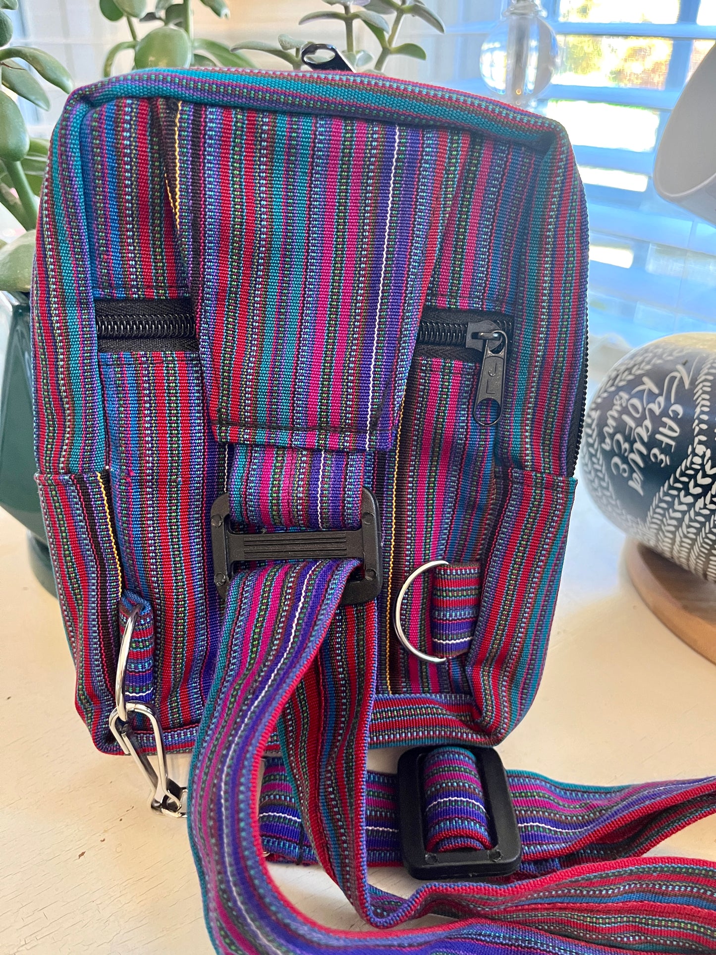 Upcycled Huipil Crossbody Sling Bag