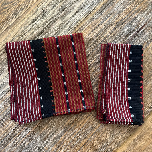 Set of 5 Striped Napkins