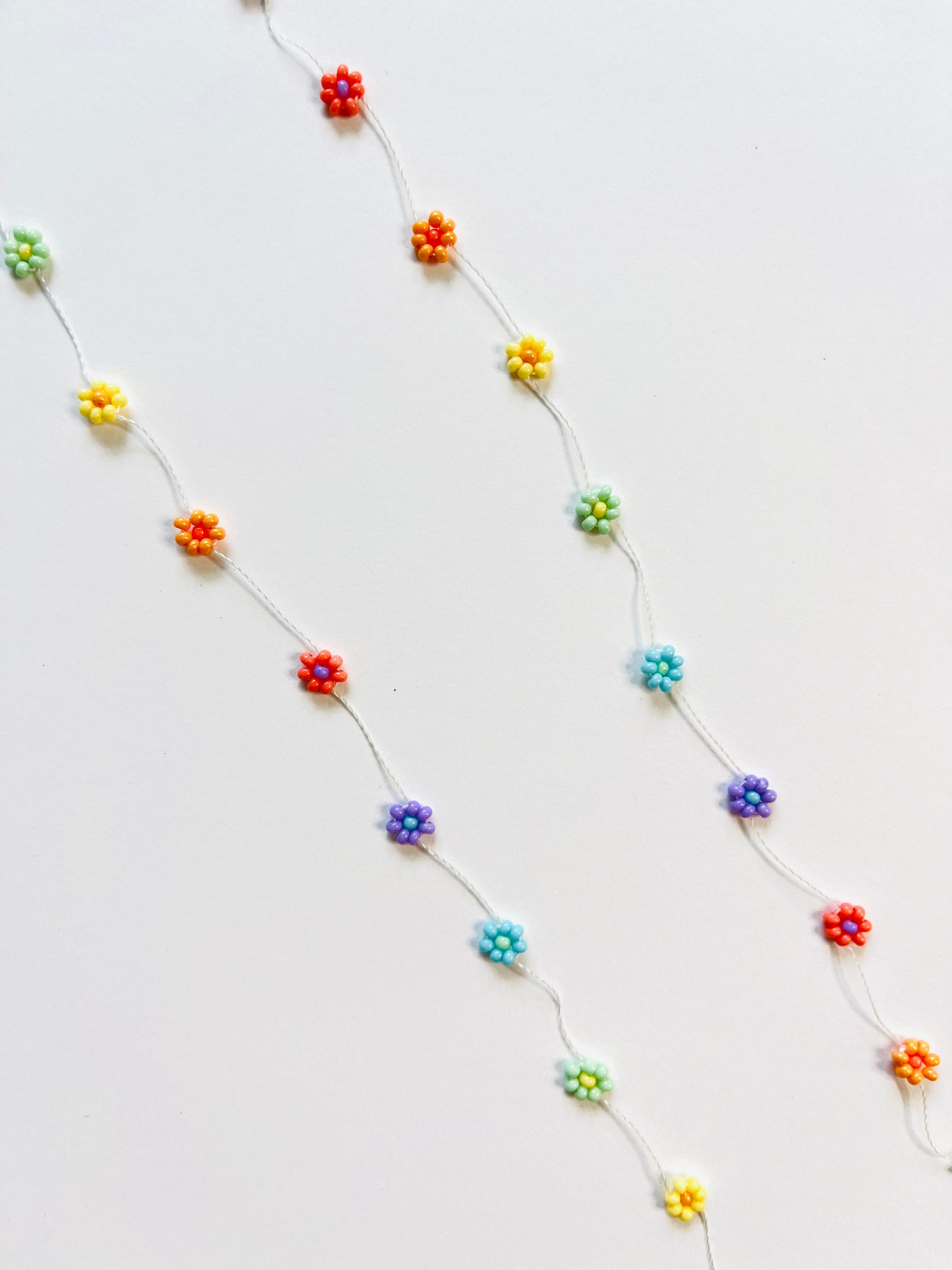 Rosa Flower Chain Necklace (6 Colors)