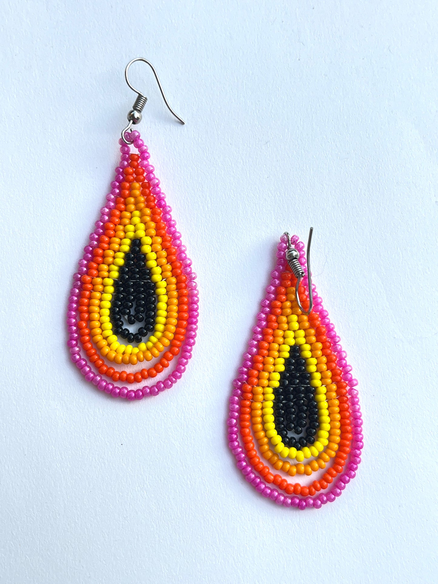 Teardrop Beaded Earrings