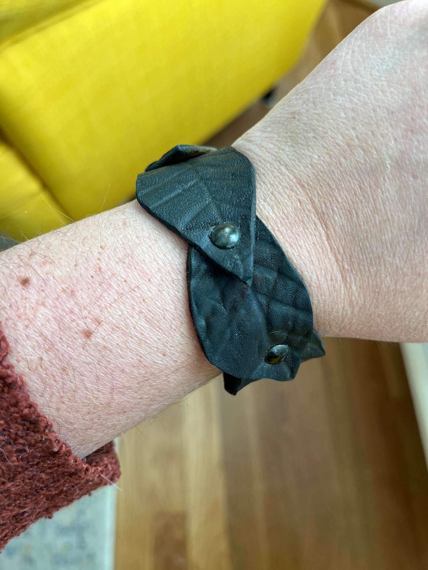 Black Leather Cuffs (varied)