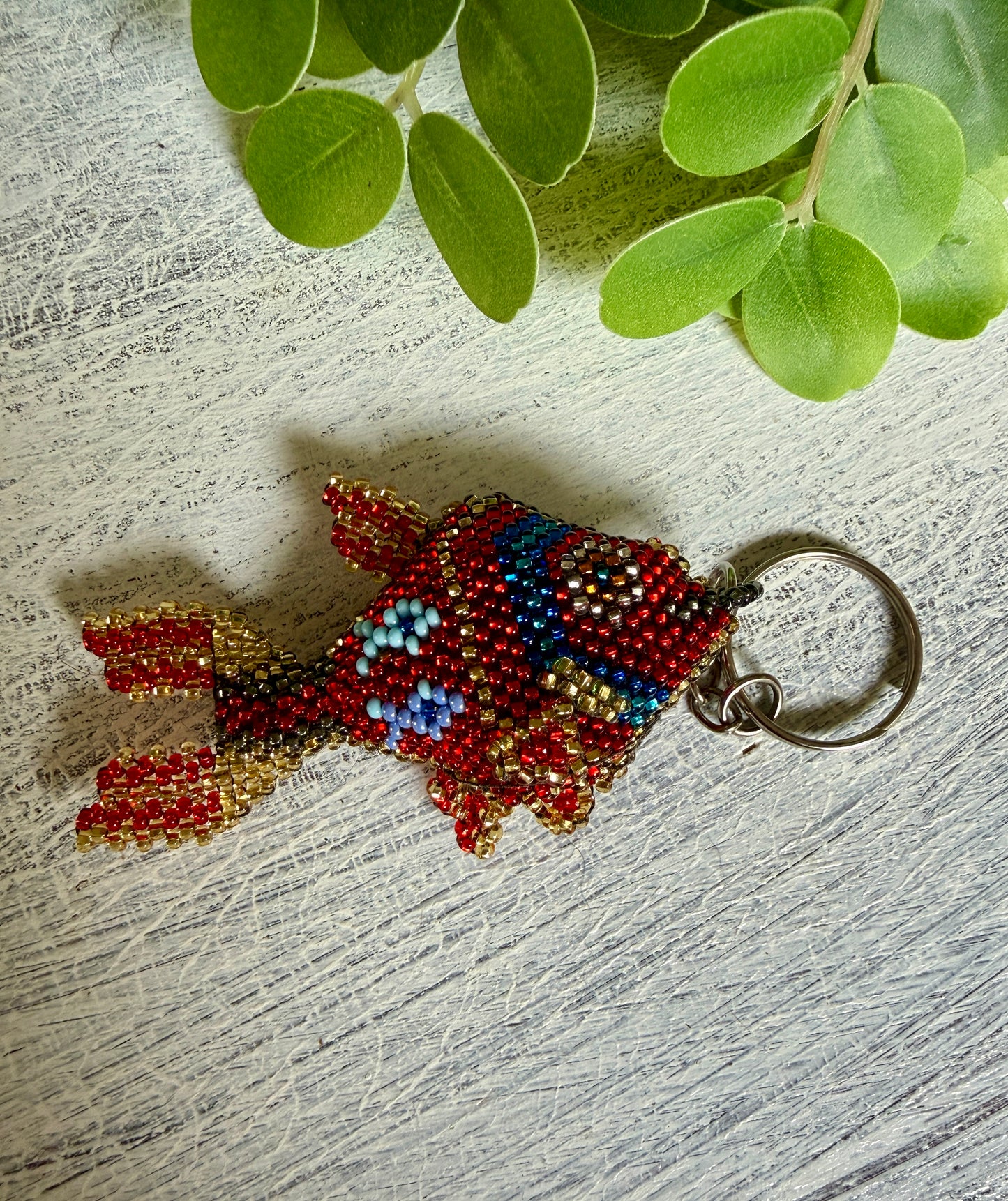 Fish Beaded Keychains